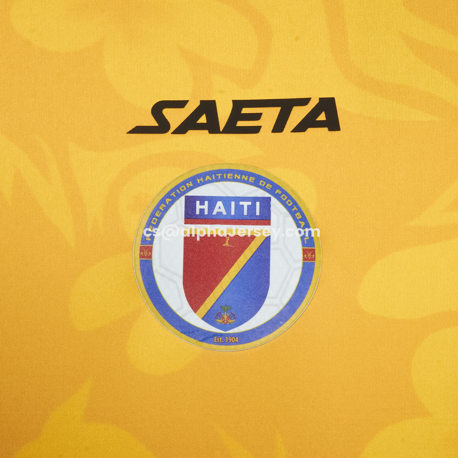 AJ-AlphaJersey-Haiti 26-27 Yellow Goalkeeper Jersey - Fans Version