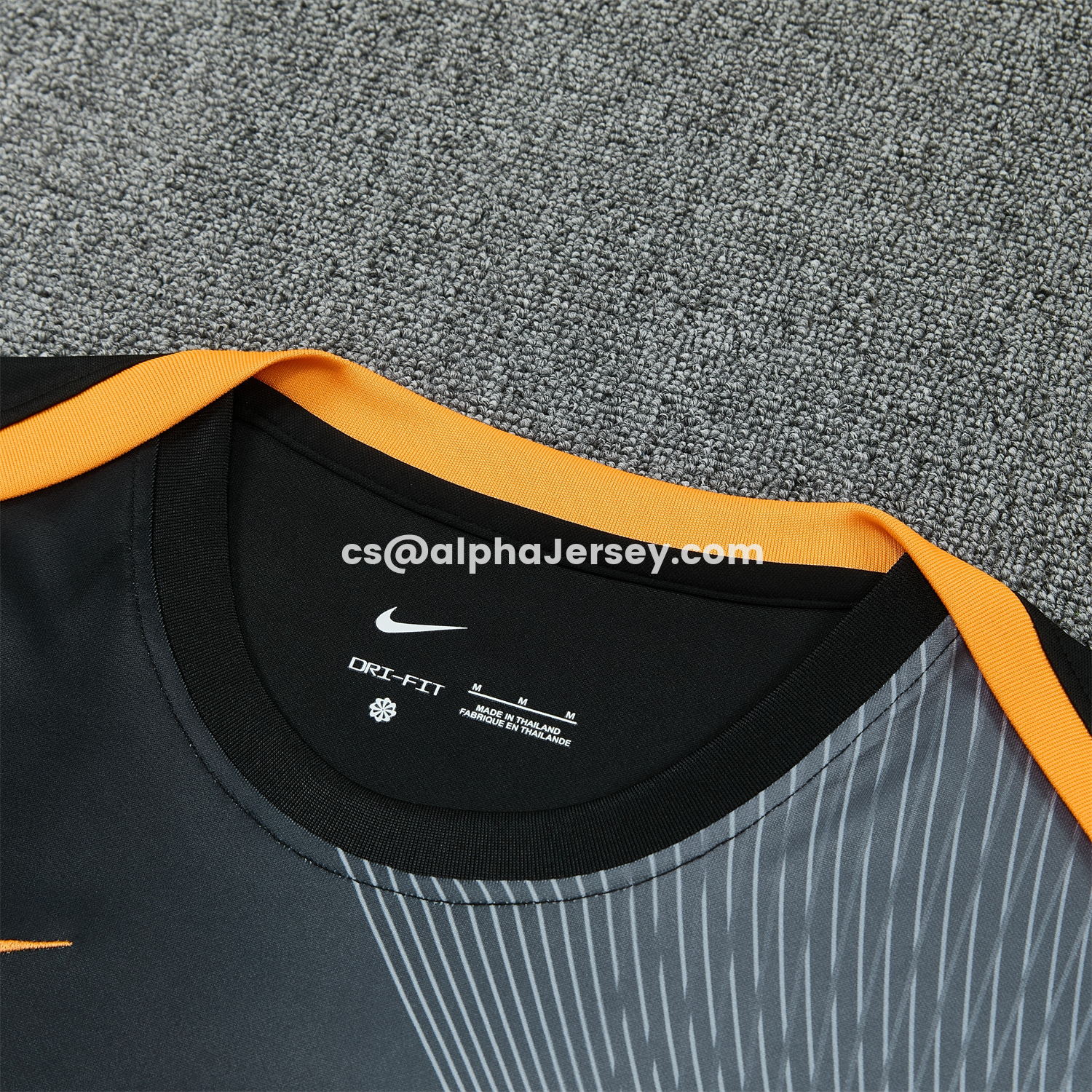 AJ-AlphaJersey-Inter Milan 25-26 Vest Training Set - Black And Grey Top & Pants