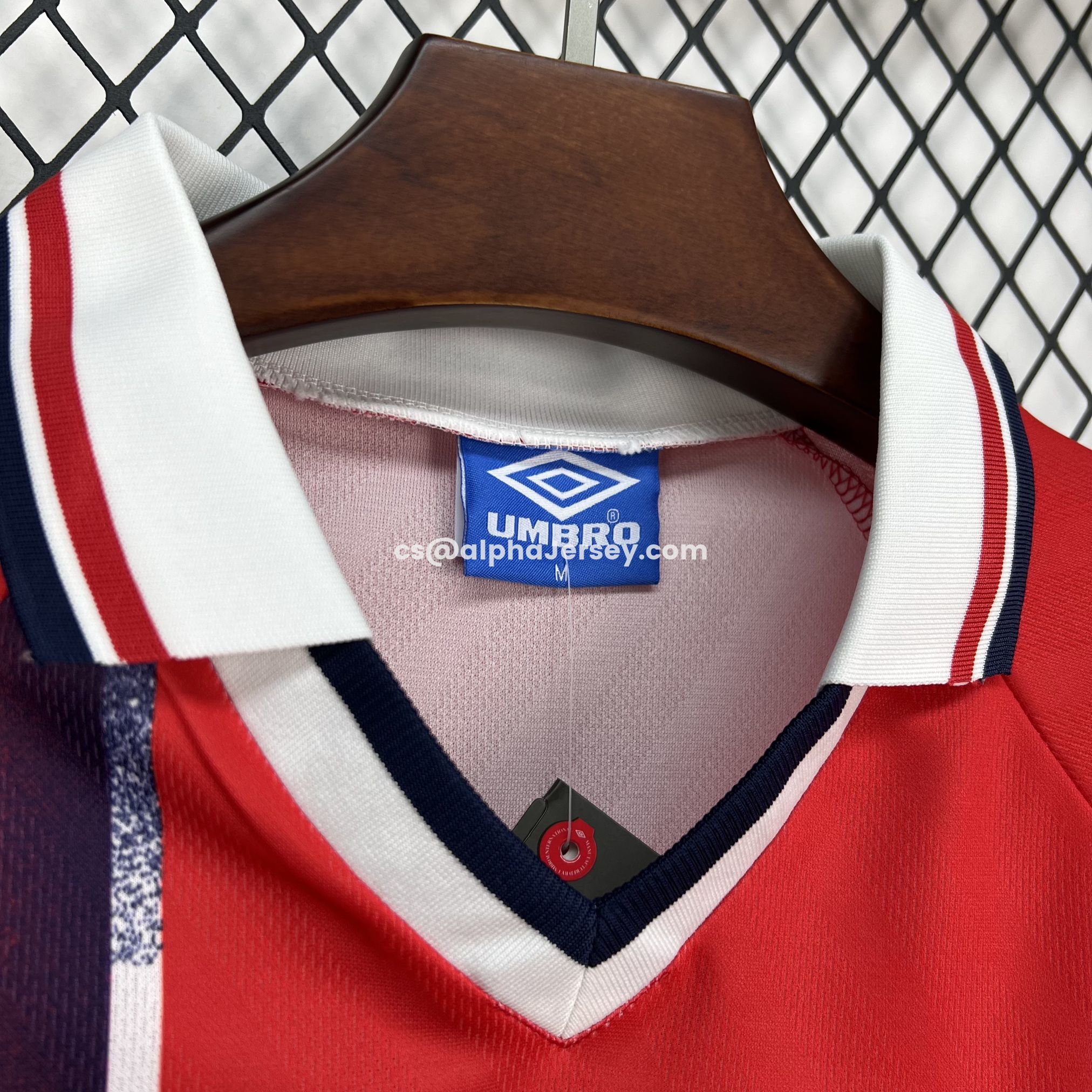 AJ-AlphaJersey-Retro Norway 1998 Home Jersey
