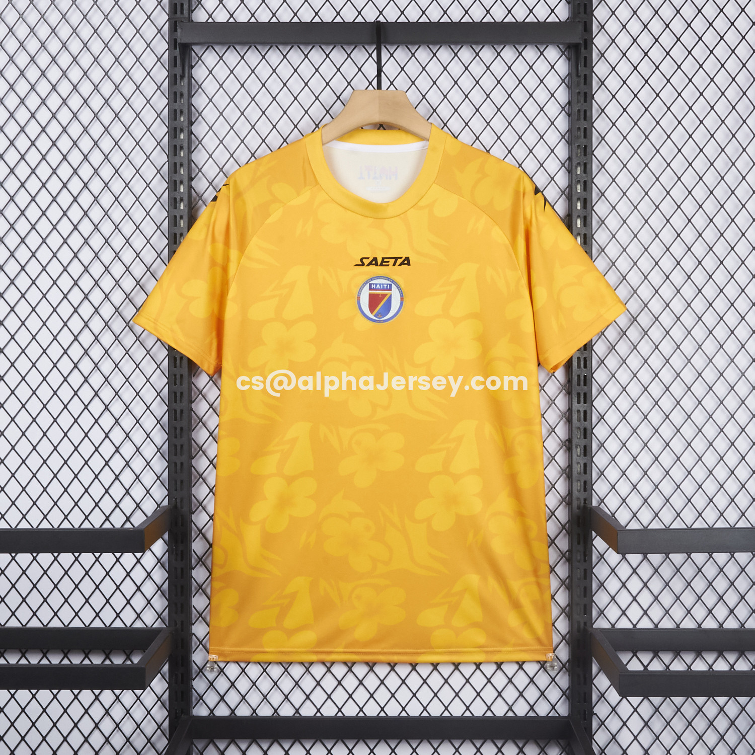 AJ-AlphaJersey-Haiti 26-27 Yellow Goalkeeper Jersey - Fans Version