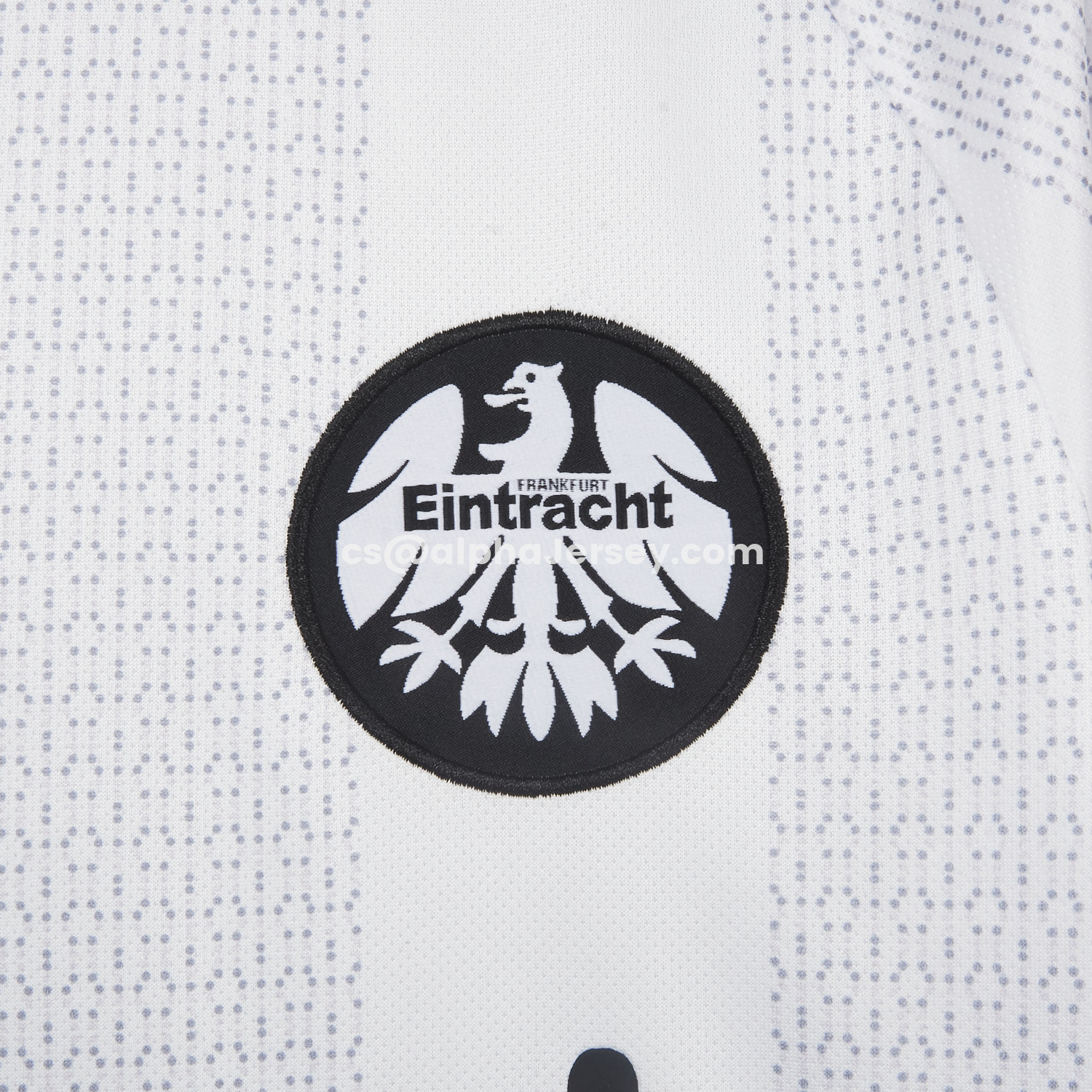 AJ-AlphaJersey-Frankfurt 26-27 Away White Jersey - Fans Version