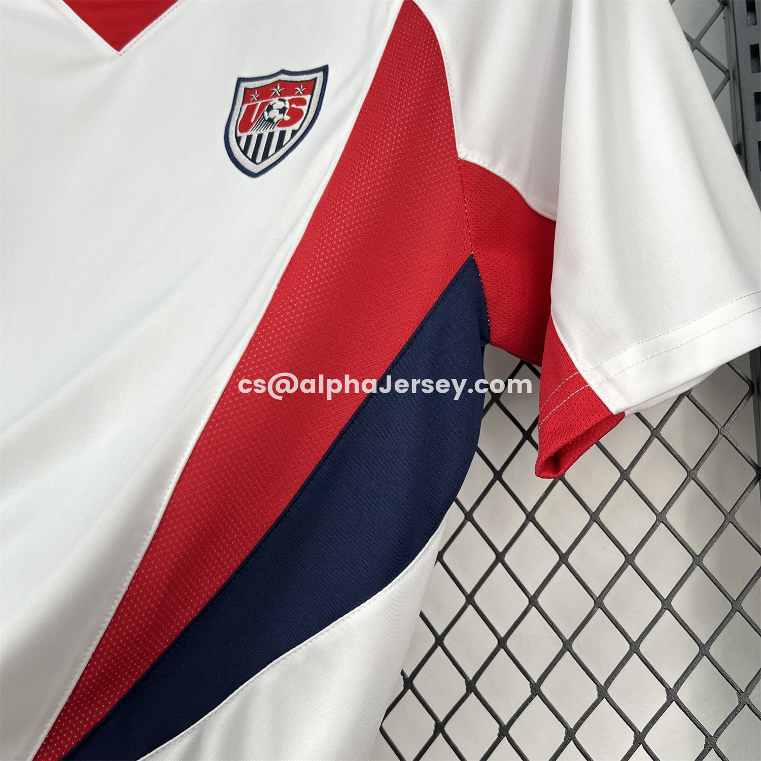 AJ-AlphaJersey-Retro United States USA 2002 Home Jersey