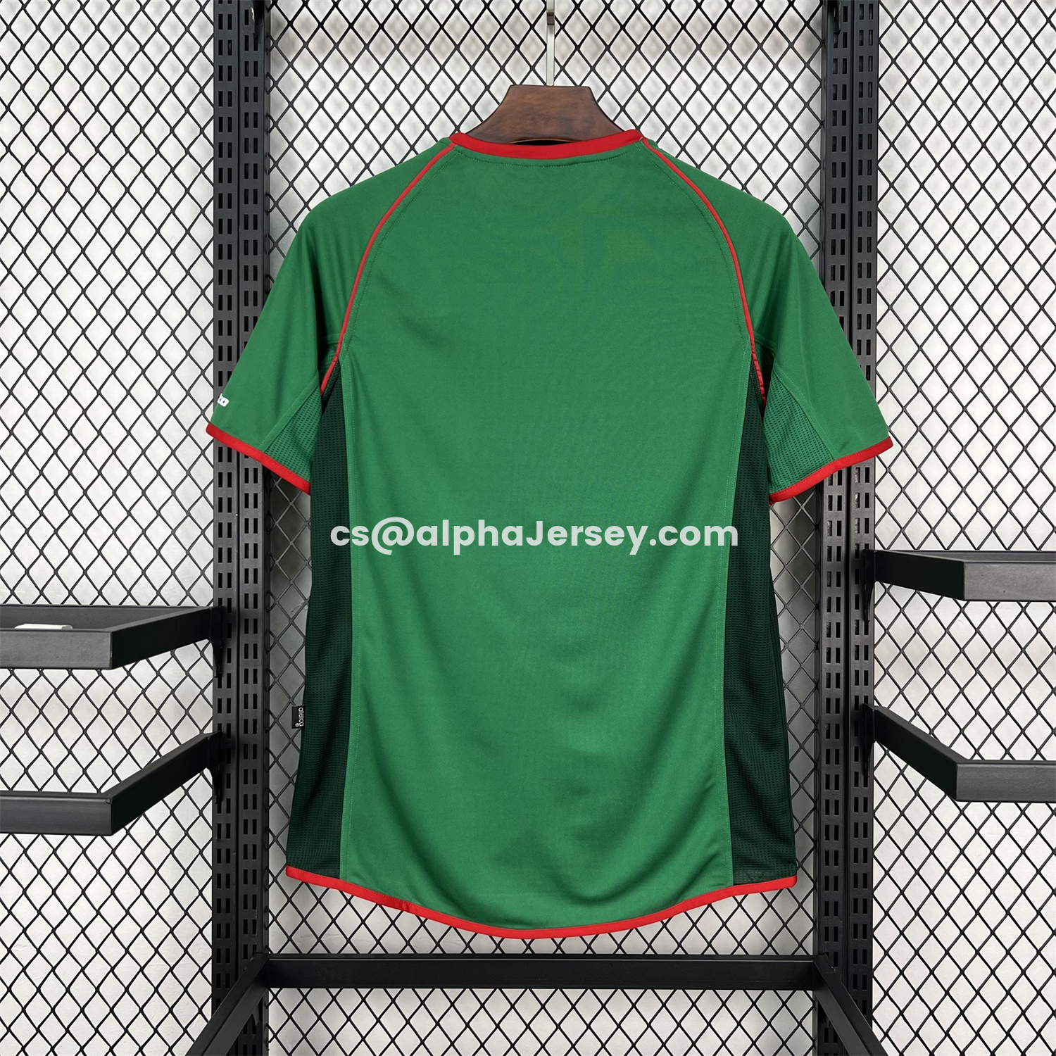 AJ-AlphaJersey-Retro Mexico 2002 Home Jersey - Fans Version