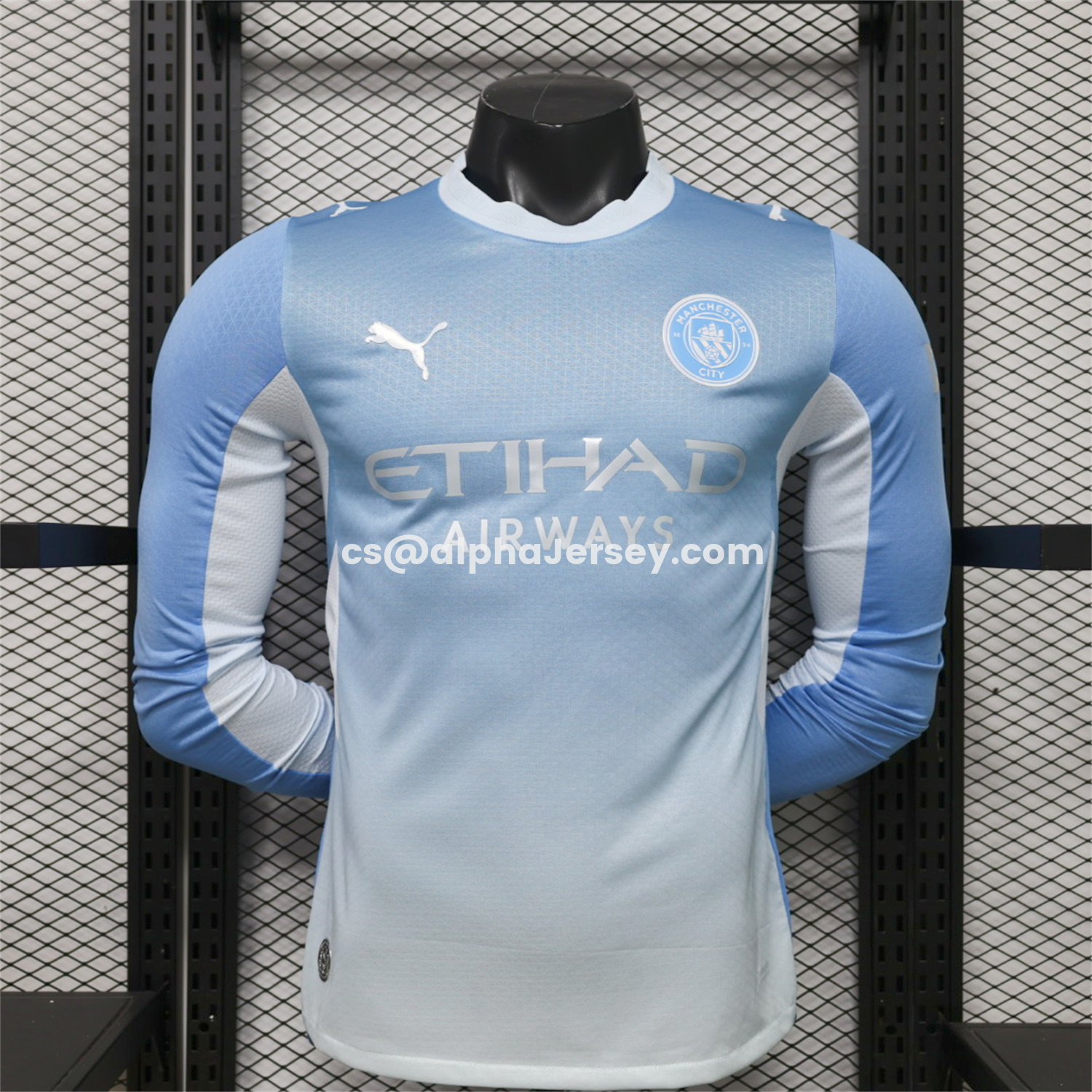 AJ-AlphaJersey-Manchester City 26-27 Home Long Sleeves Jersey - Player Version