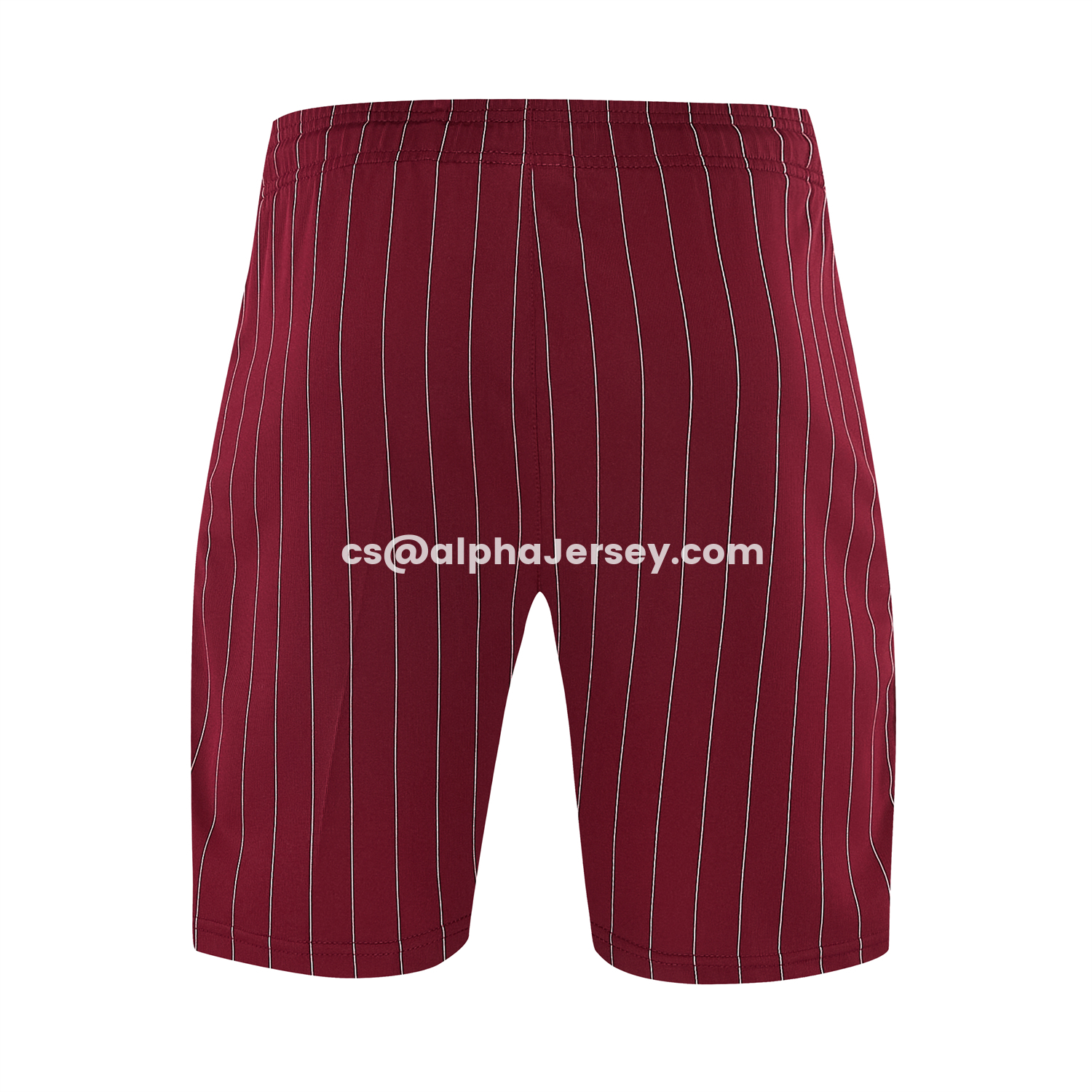 AJ-AlphaJersey-Arsenal 25-26 Retro Style Short-Sleeve Training Set - Dark Red With White Stripes Top & Pants