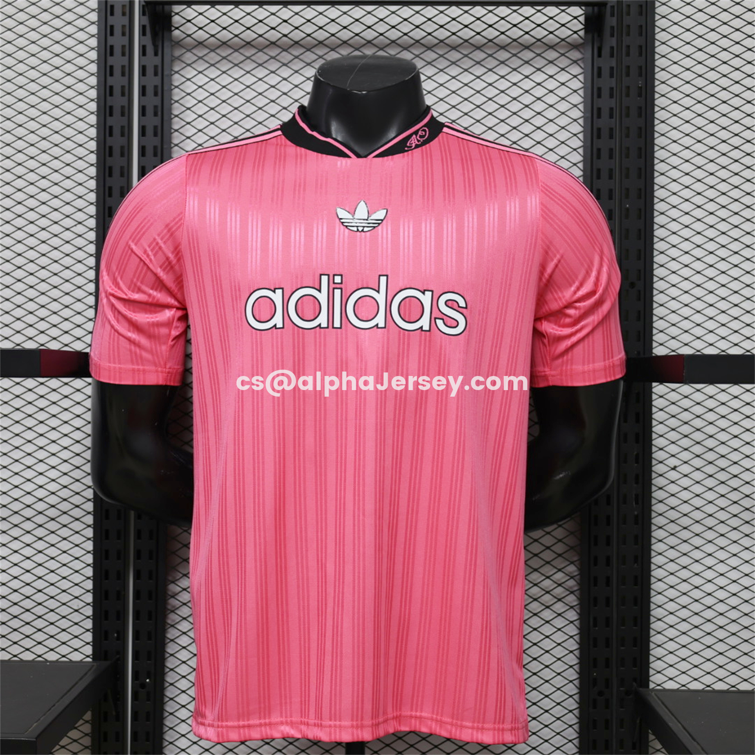 AJ-AlphaJersey-Adidas 26-27 Terrace Icon Retro Casual Style Rose Pink Jersey - Player Version