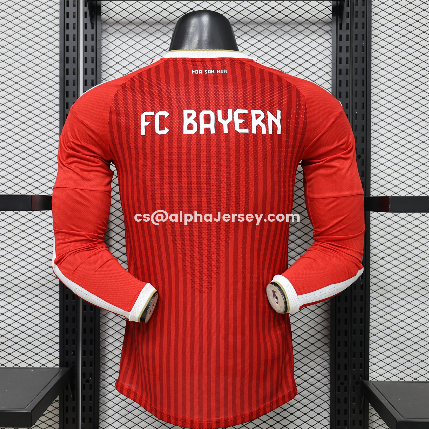 AJ-AlphaJersey-Bayern Munich 26-27 Home Long Sleeves Jersey - Player Version