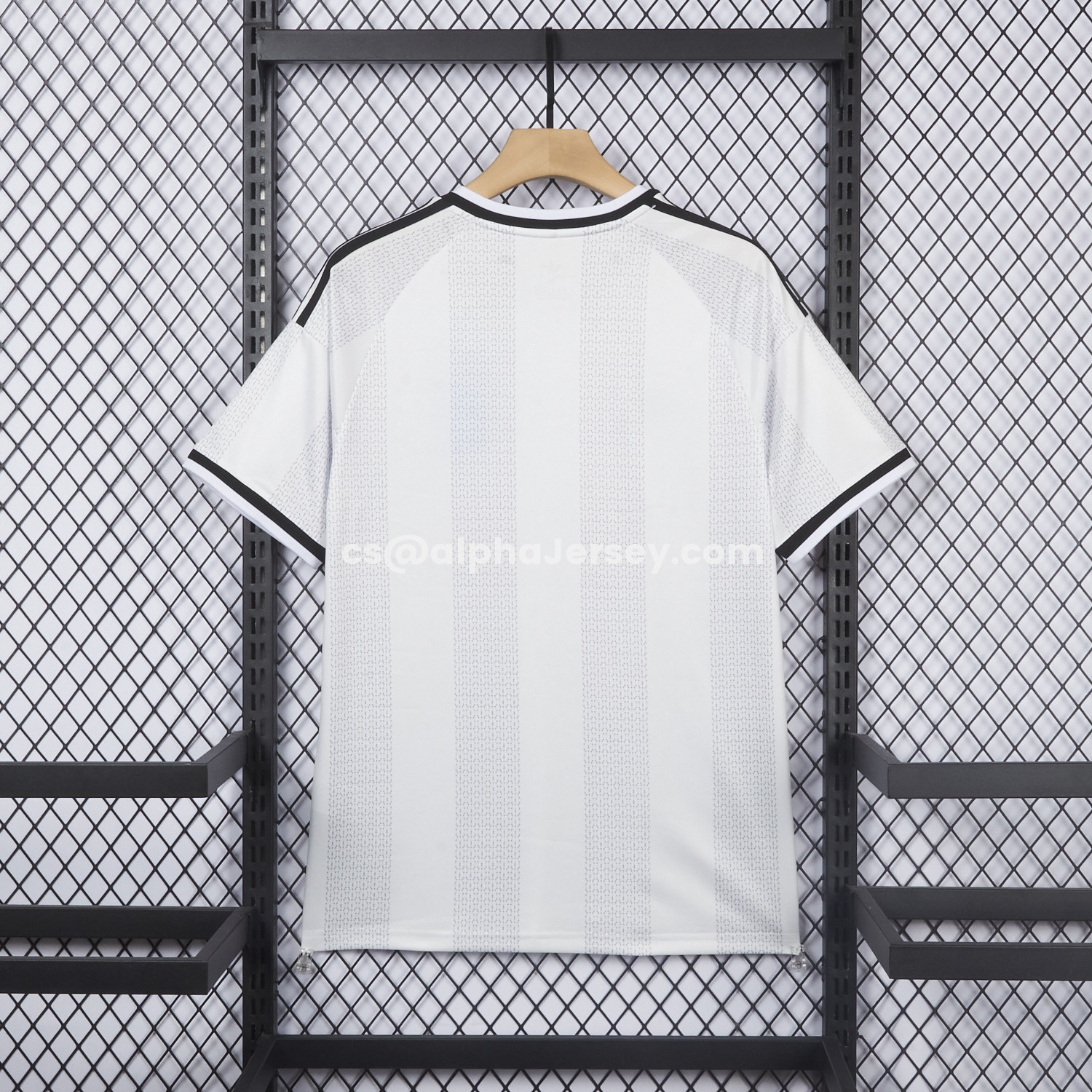 AJ-AlphaJersey-Frankfurt 26-27 Away White Jersey - Fans Version