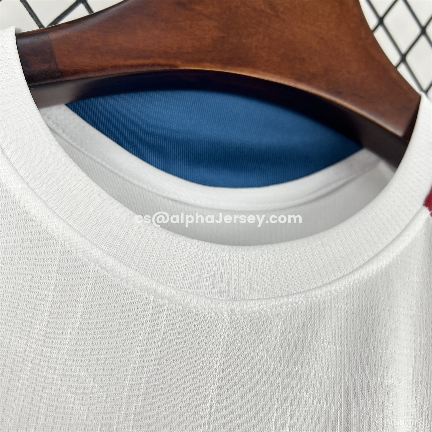 AJ-AlphaJersey-Portugal 2026 Pre-Match White With Red And Green Jersey - Fans Version