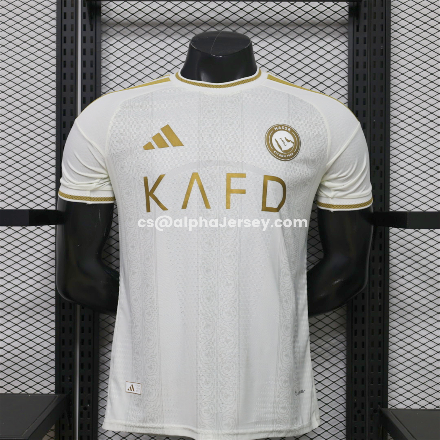 AJ-AlphaJersey-Al Nassr Riyadh Victory 26-27 Away Jersey With Sponsors - Player Version