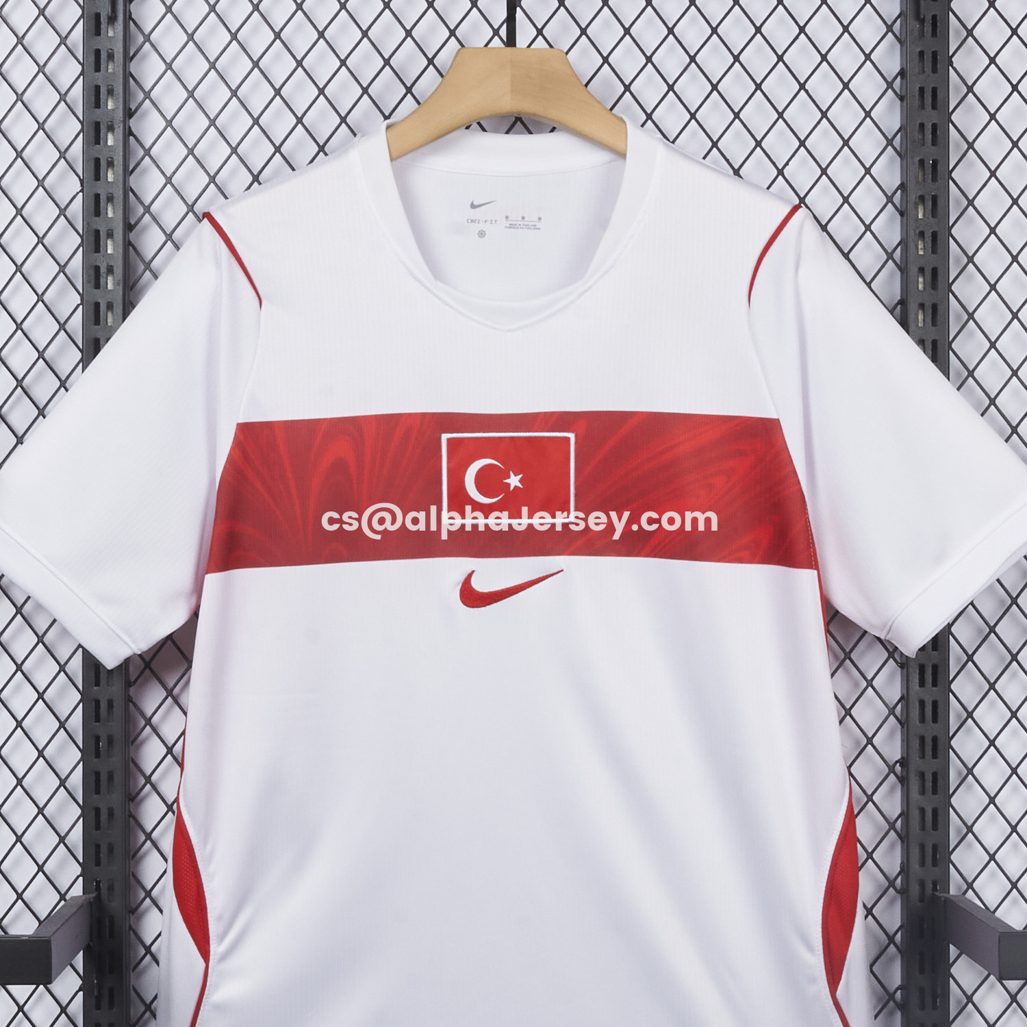 AJ-AlphaJersey-Turkey 2026 Away White Jersey - Fans Version