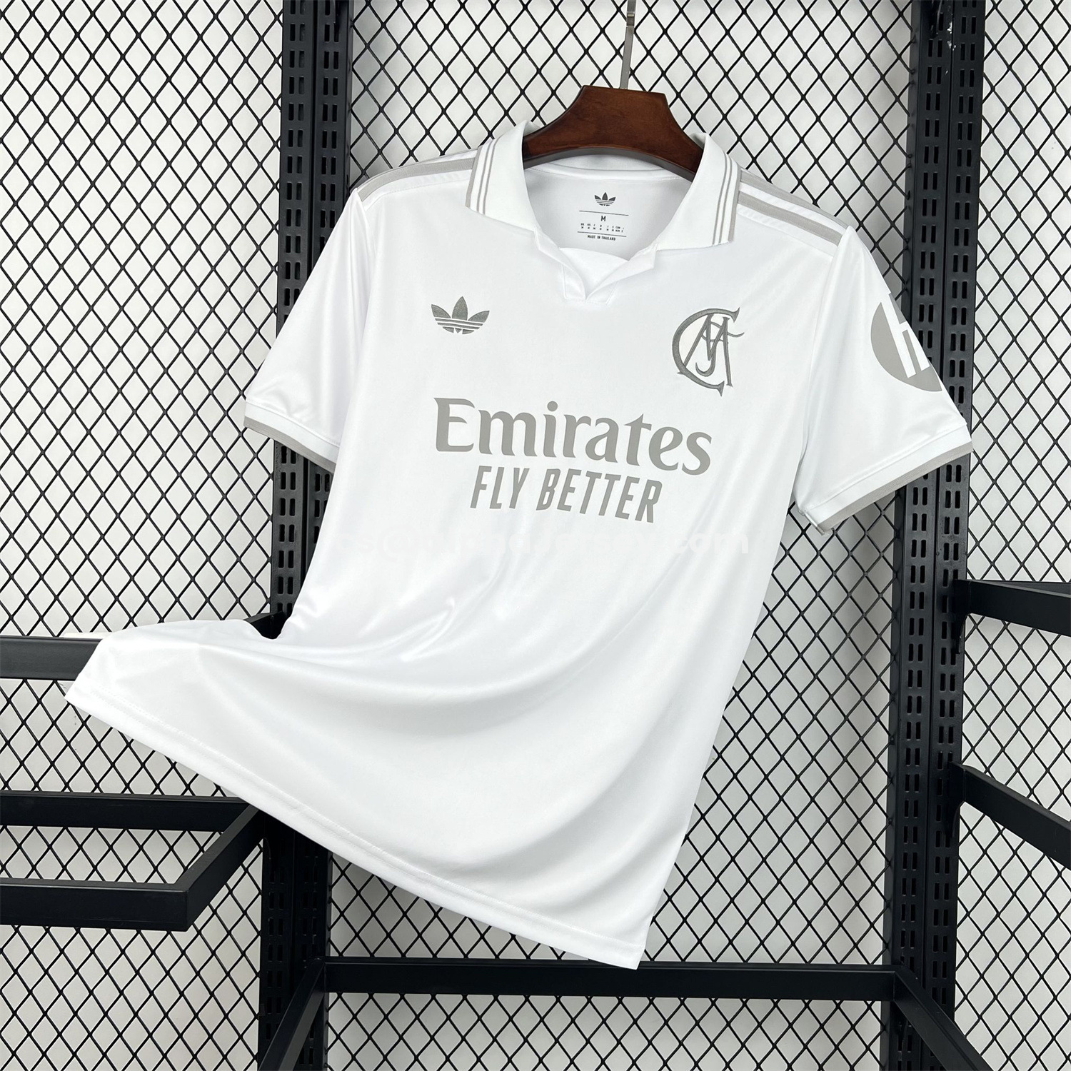 AJ-AlphaJersey-Real Madrid 26-27 White With Grey Accents Special Edition Jersey - Fans Version