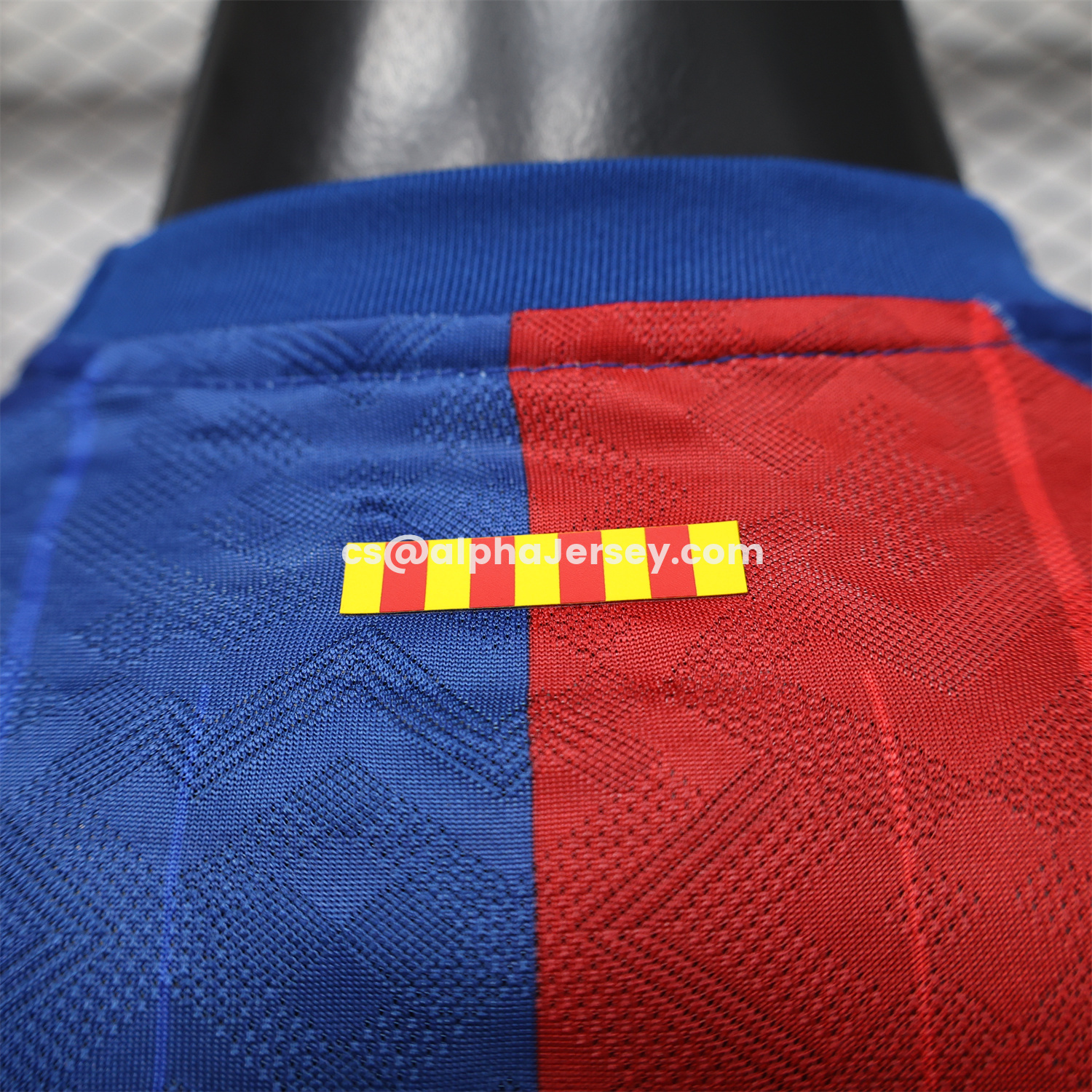 AJ-AlphaJersey-Barcelona 26-27 Red Blue Retro Style Casual Jersey - Player Version
