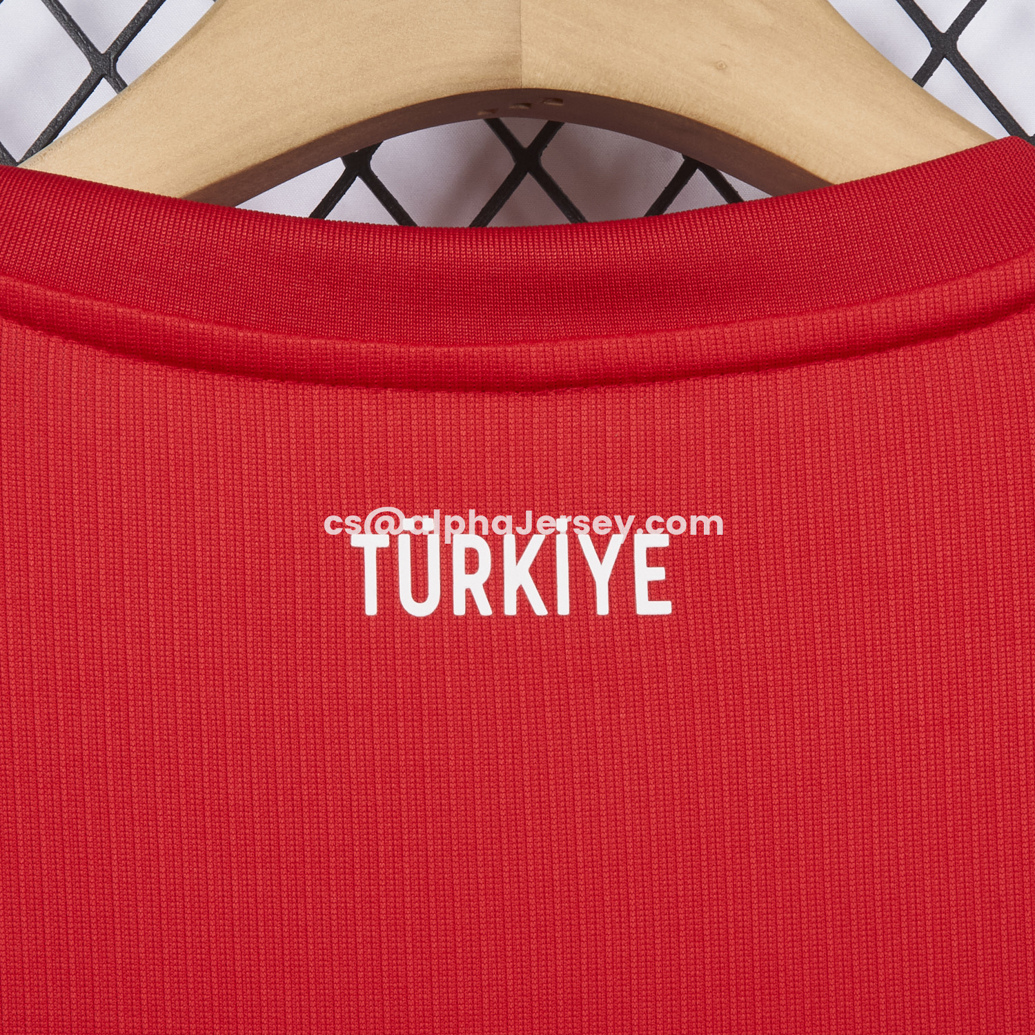 AJ-AlphaJersey-Turkey 2026 Home Red Jersey - Fans Version