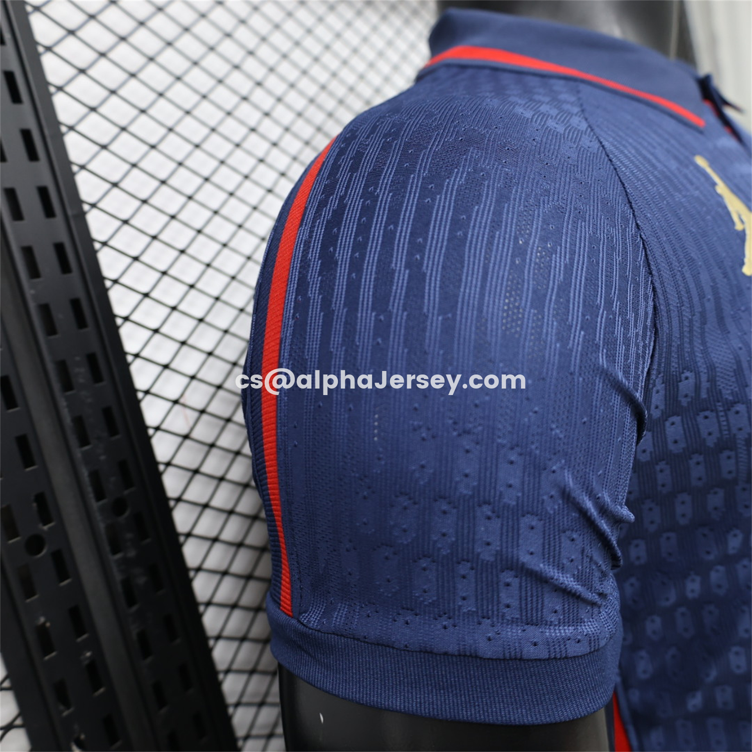 AJ-AlphaJersey-Paris Saint-Germain PSG 26-27 Retro Casual Style Blue Jersey - Player Version