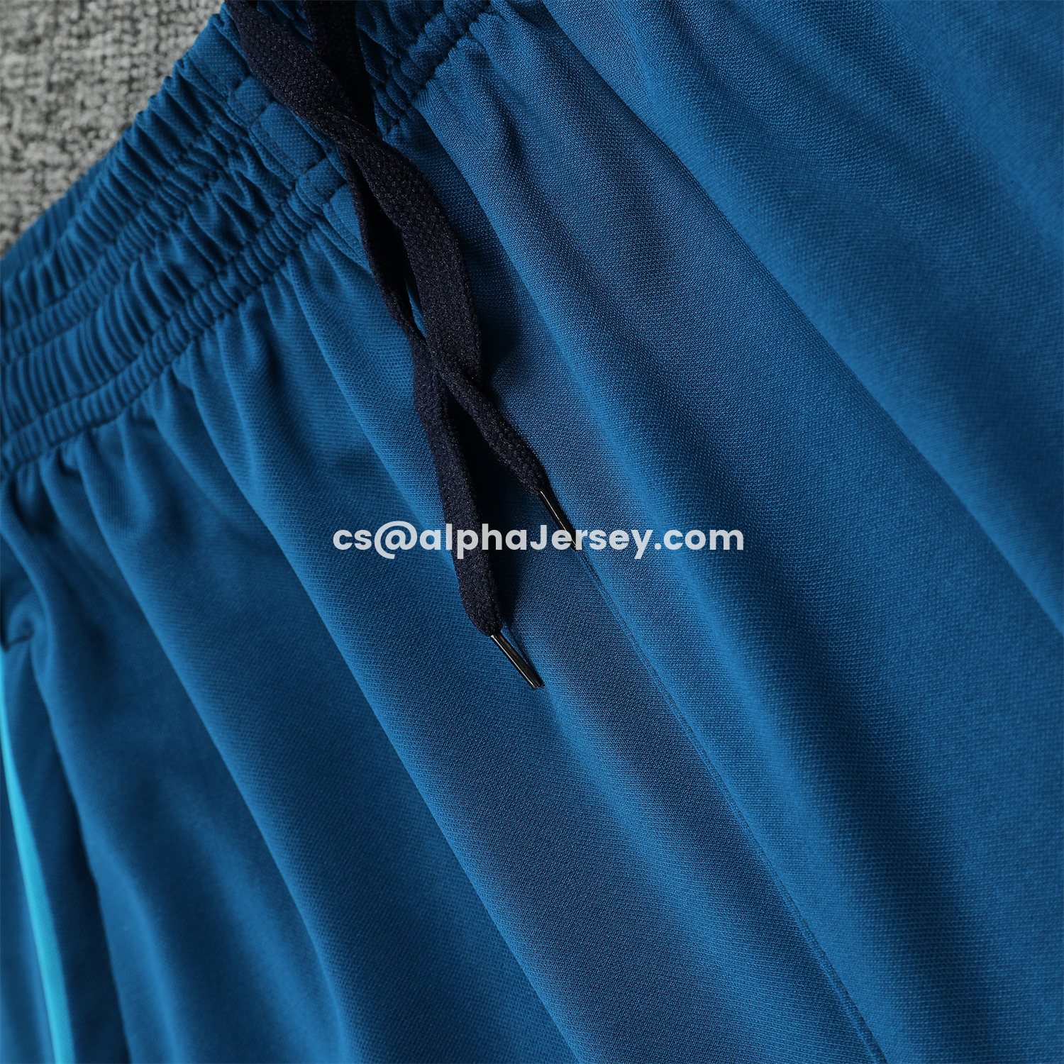 AJ-AlphaJersey-Club América 25-26 Short-Sleeve Training Set - Royal Blue With Light Blue Accents Top & Pants