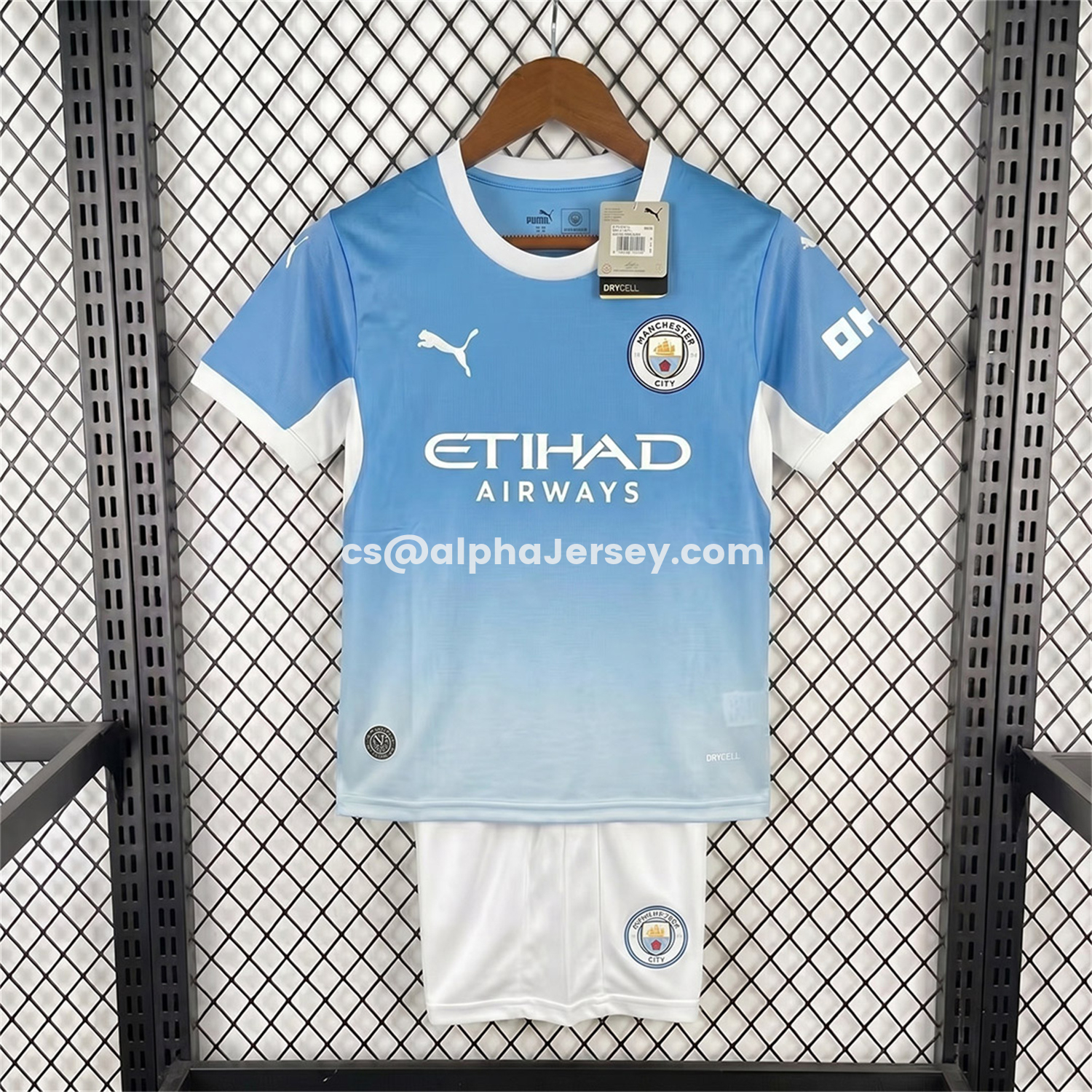 AJ-AlphaJersey-Manchester City 26-27 Home Kids Kit