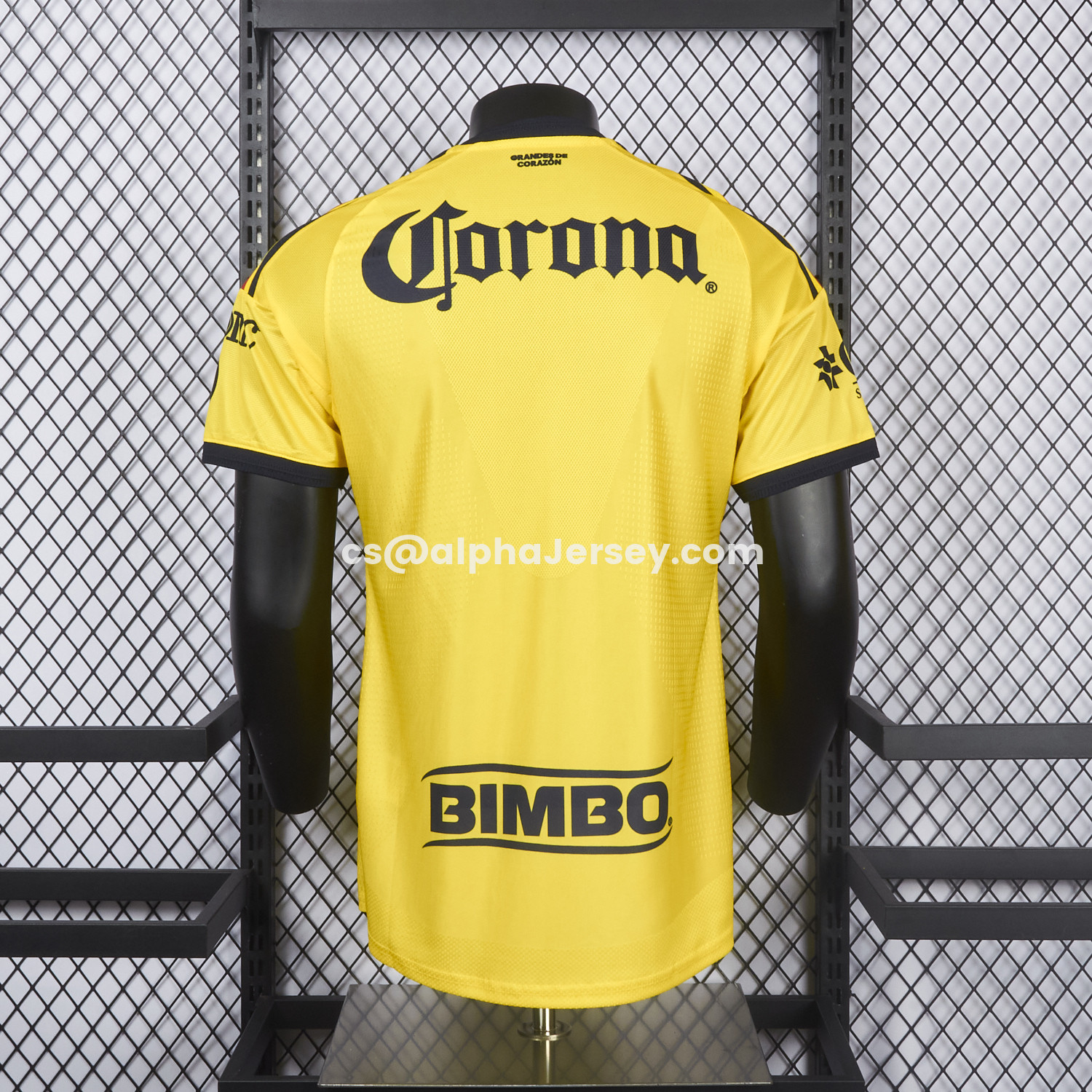 AJ-AlphaJersey-Club América 26-27 Home Yellow Jersey - Player Version
