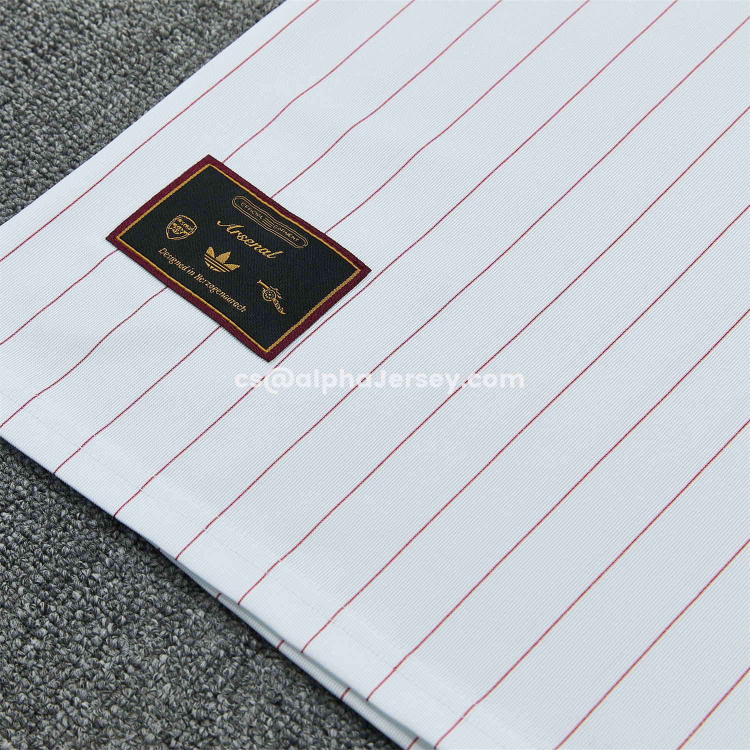 AJ-AlphaJersey-Arsenal 25-26 Retro Style Short-Sleeve Training Set - Colors Top & White With Thin Mar Pants