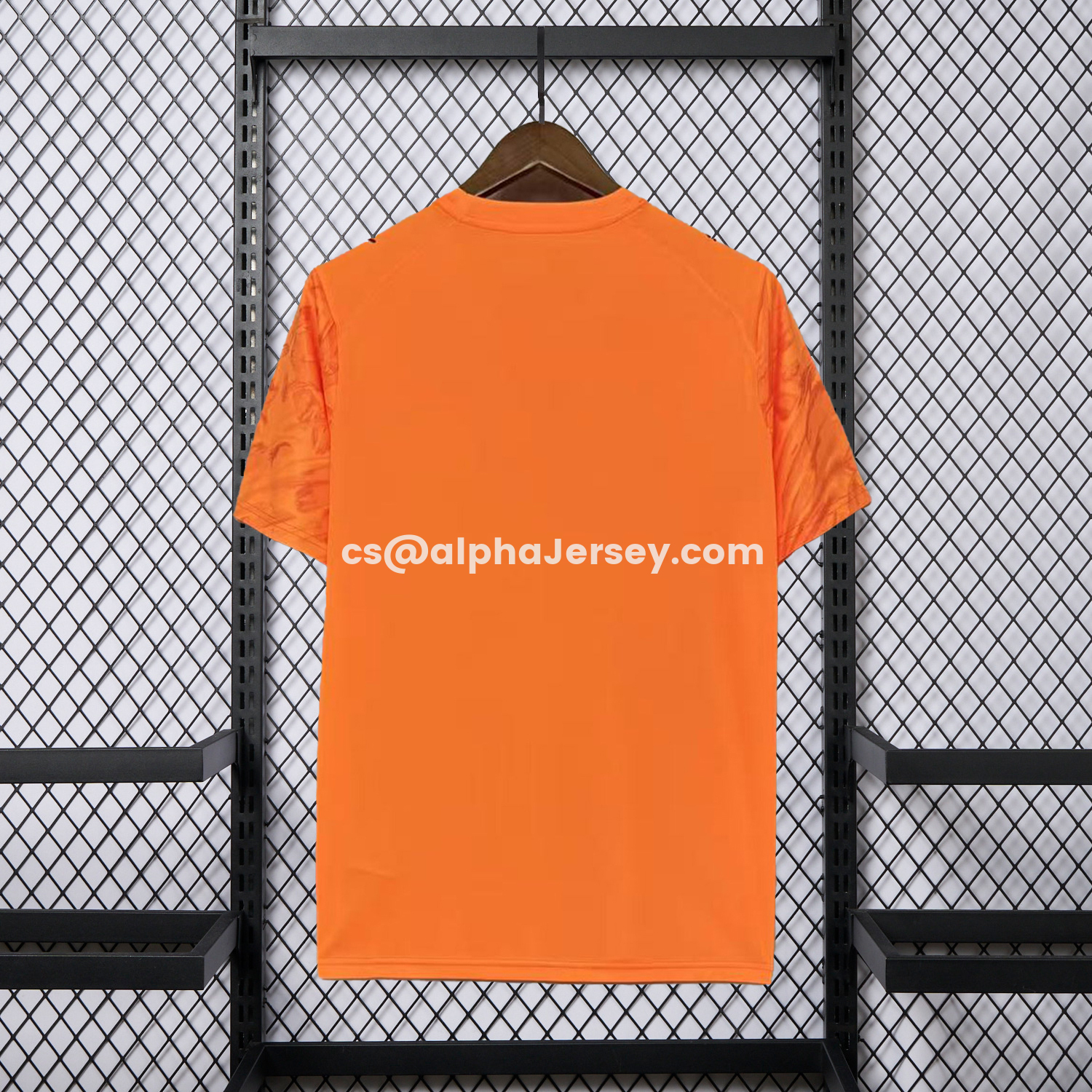 AJ-AlphaJersey-Bahia 26-27 Orange Goalkeeper Jersey - Fans Version