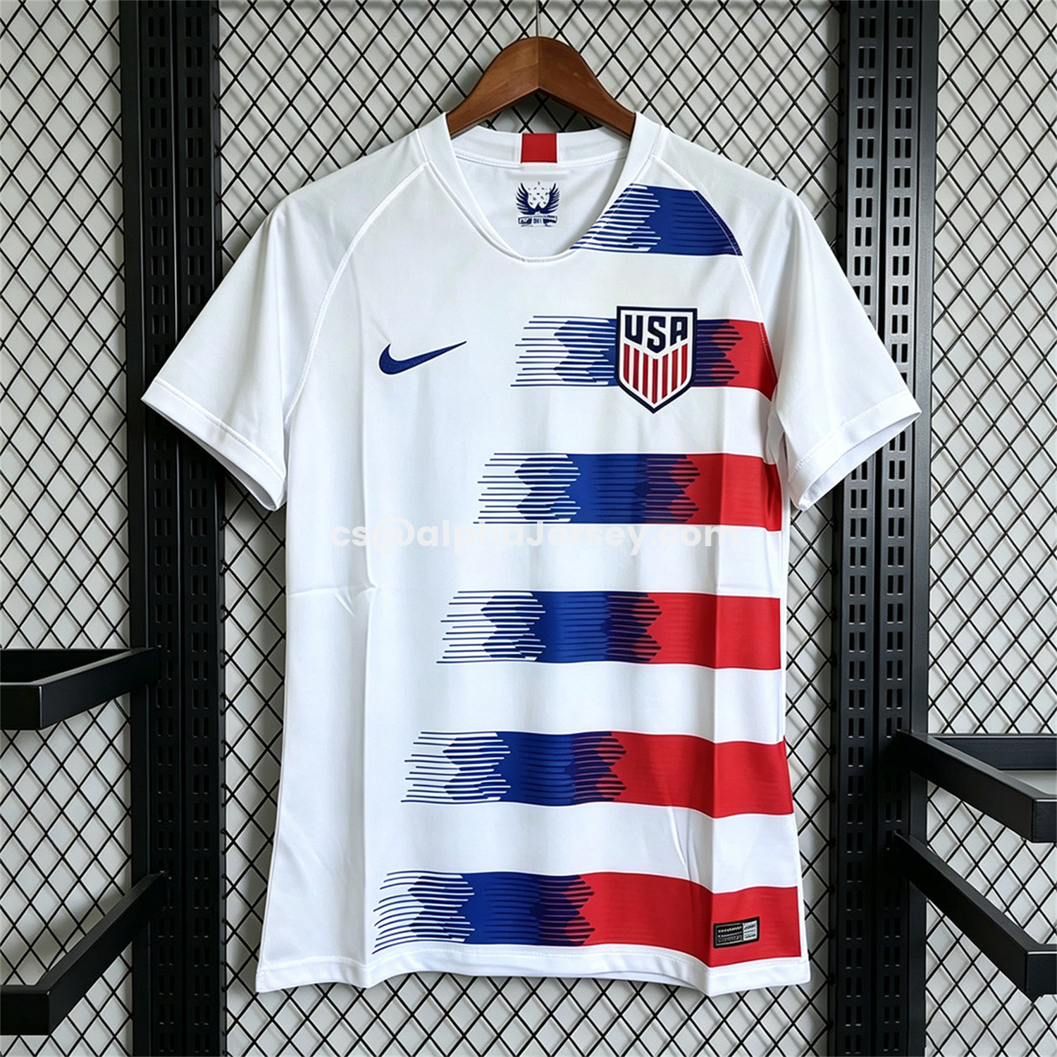 AJ-AlphaJersey-Retro United States USA 2018 Home Jersey