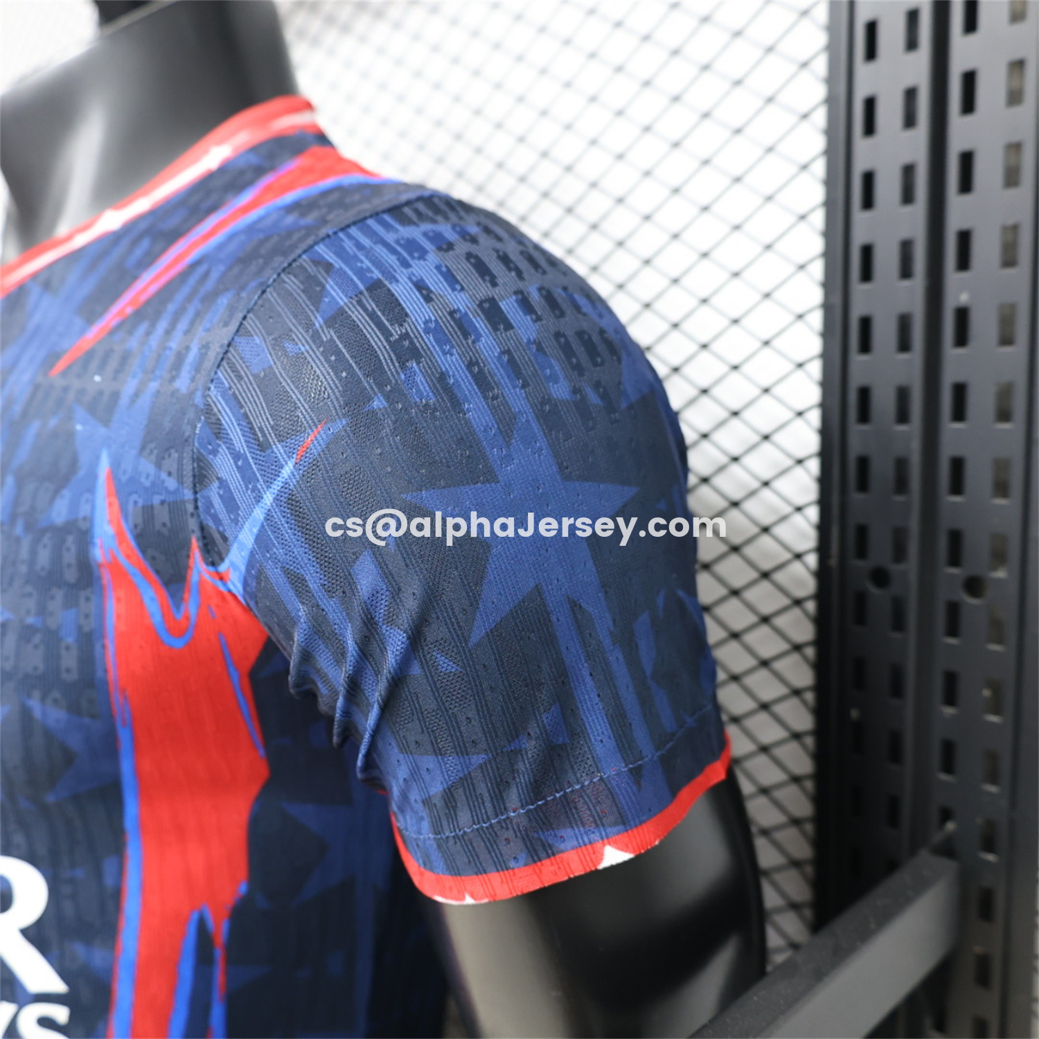 AJ-AlphaJersey-Paris Saint-Germain PSG 26-27 Blue Star Pattern Special Jersey - Player Version