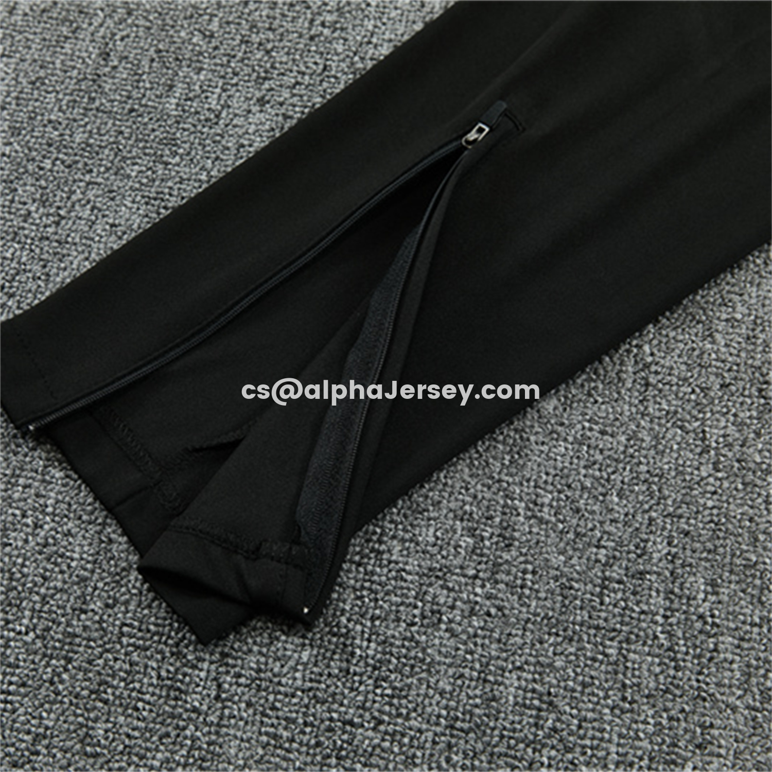 AJ-AlphaJersey-Paris Saint-Germain 26-27 Long Sleeves Training Set - Black With Pink Top & Pants