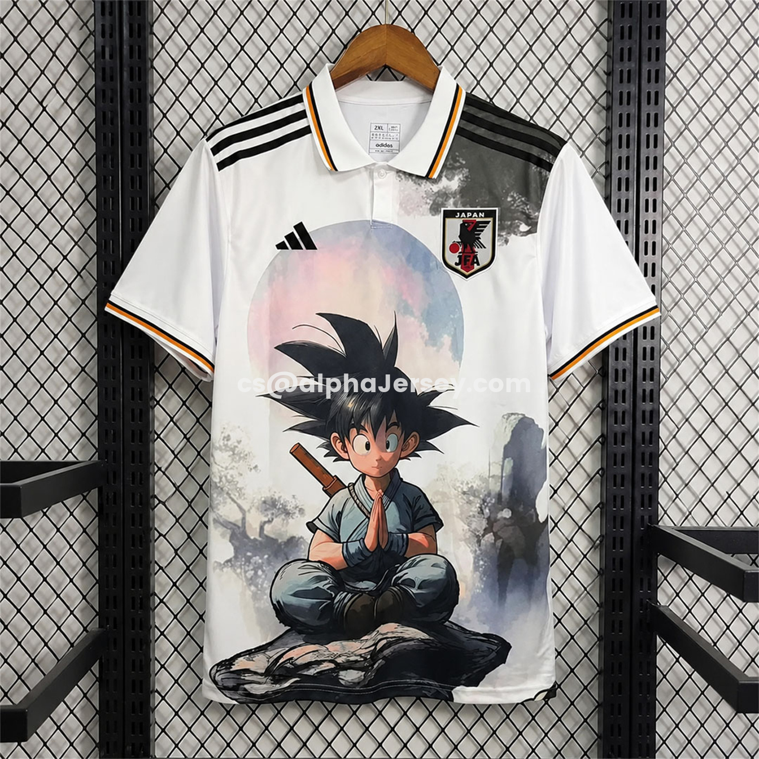 AJ-AlphaJersey-Japan 2026 Wukong Meditating White Special Jersey - Fans Version
