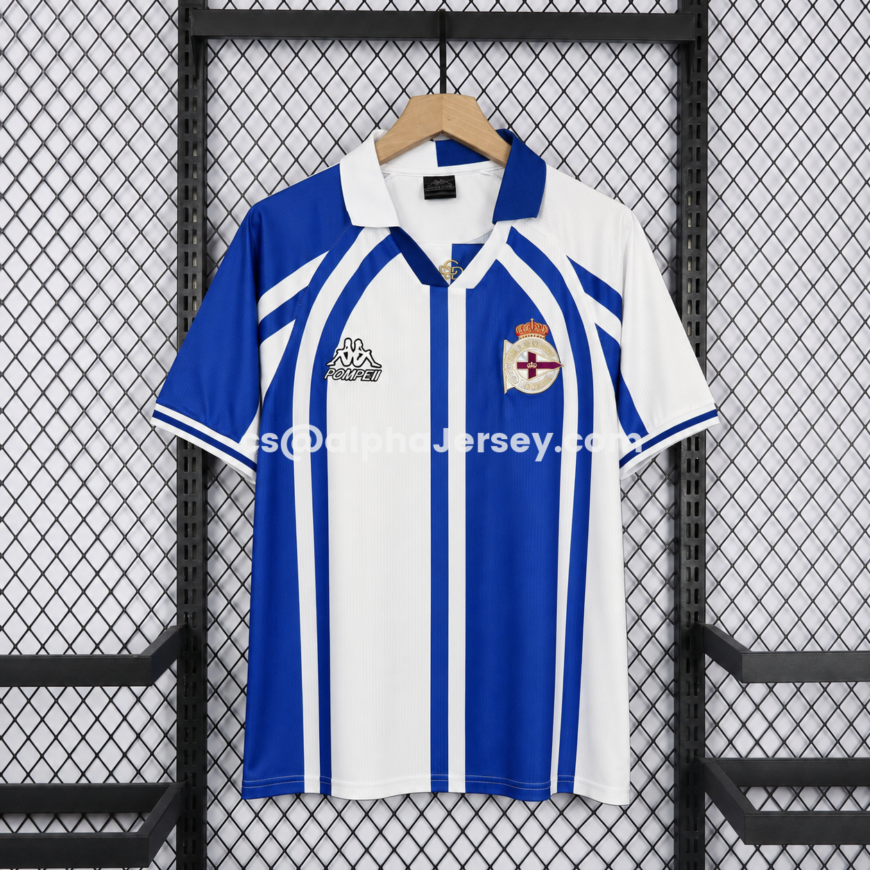 AJ-AlphaJersey-La Coruna 25-26 Retro Style Blue Special Jersey - Fans Version