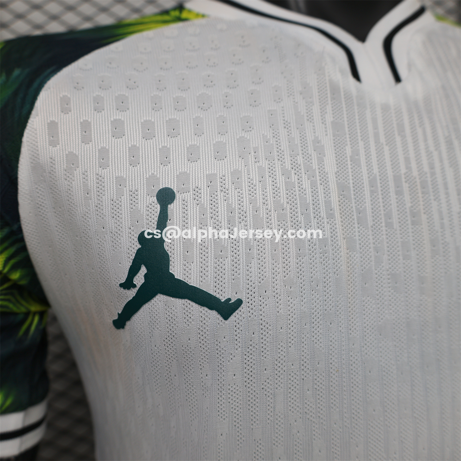 AJ-AlphaJersey-Mexico 2026 Palm Leaf White Special Jersey - Player Version