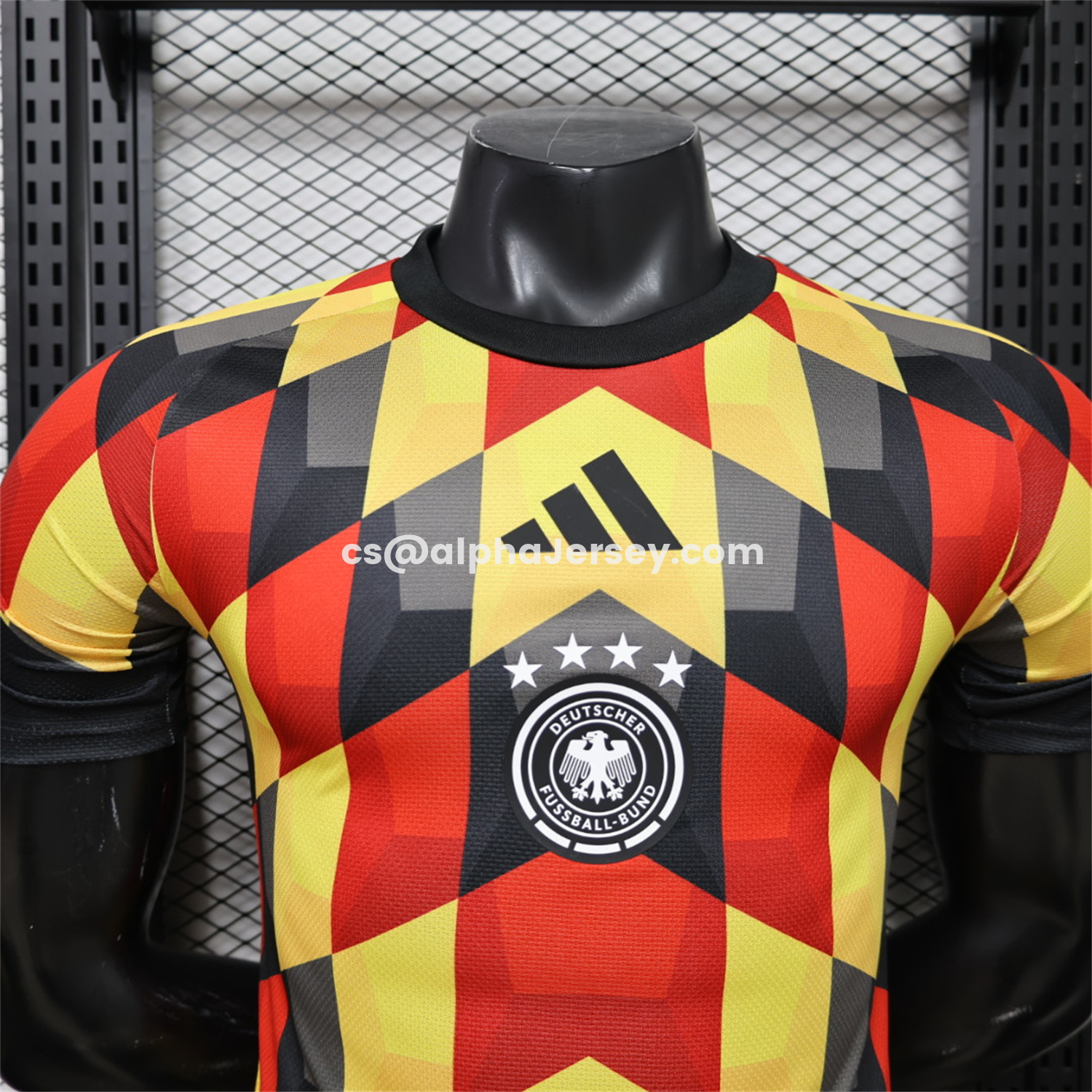 AJ-AlphaJersey-Germany 2026 Red Yellow Black Special Jersey - Player Version
