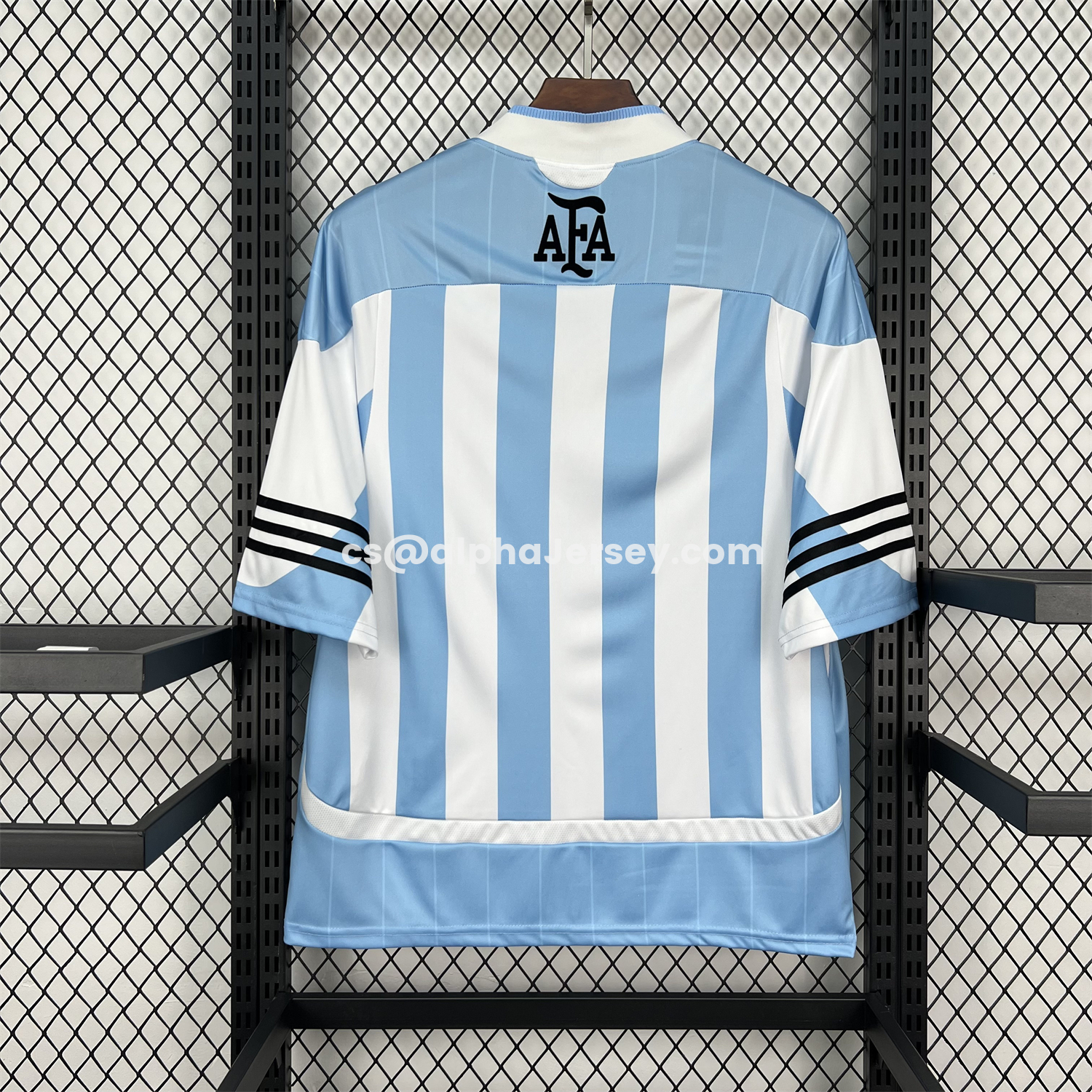 AJ-AlphaJersey-Argentina 2026 Hip-Hop Blue White Special Jersey - Fans Version
