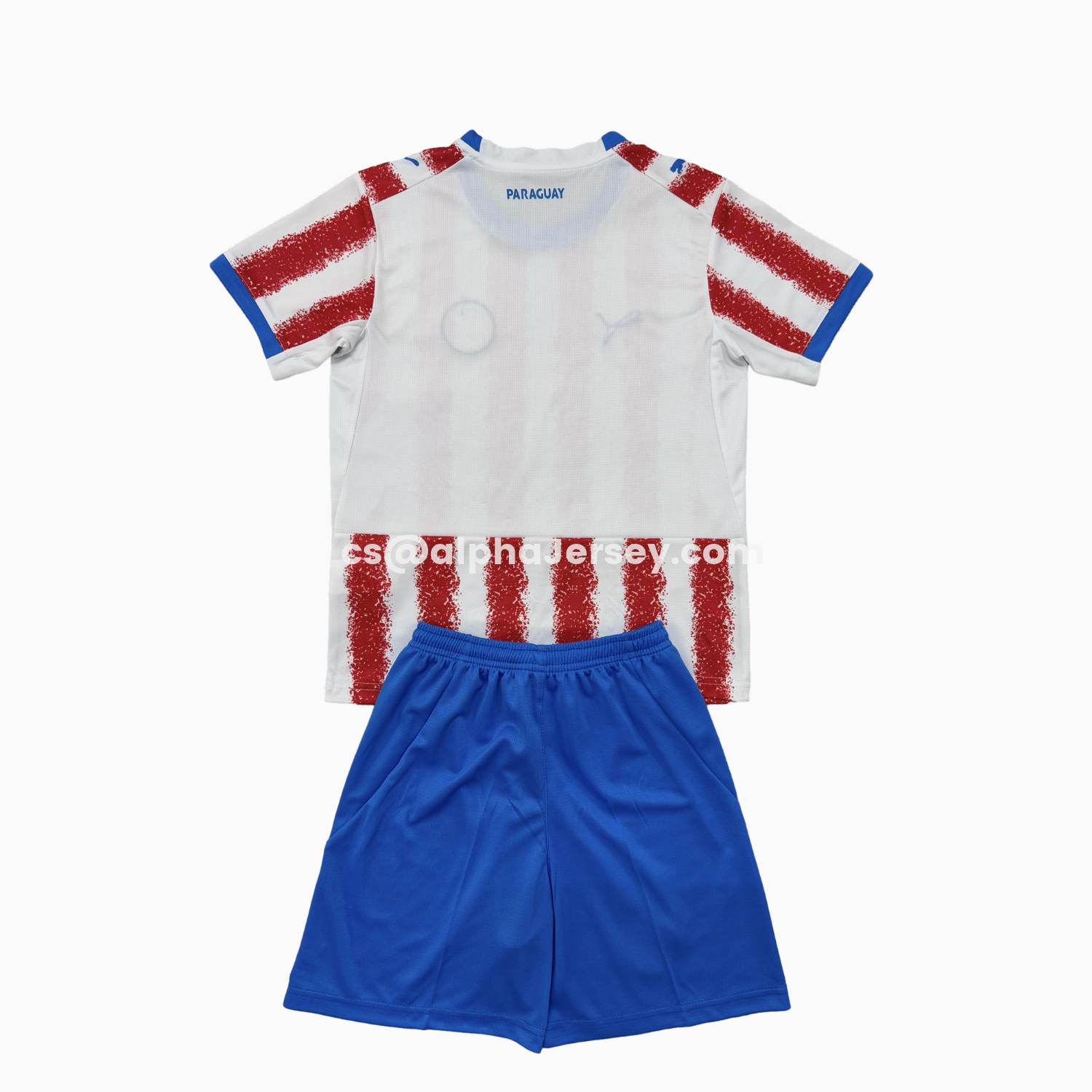 AJ-AlphaJersey-Paraguay 26-27 Home Men's Adult Jersey Set - Fans Version