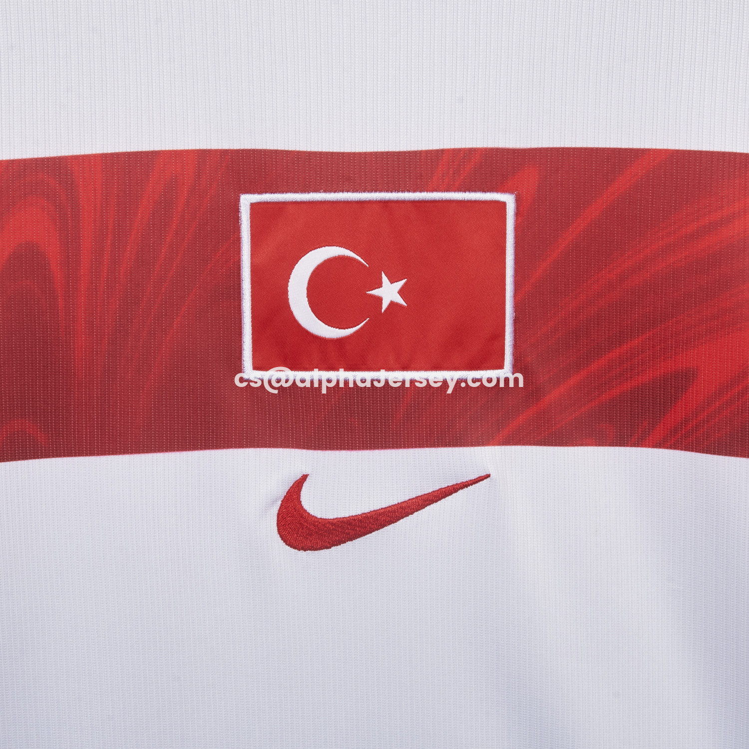 AJ-AlphaJersey-Turkey 2026 Away White Jersey - Fans Version