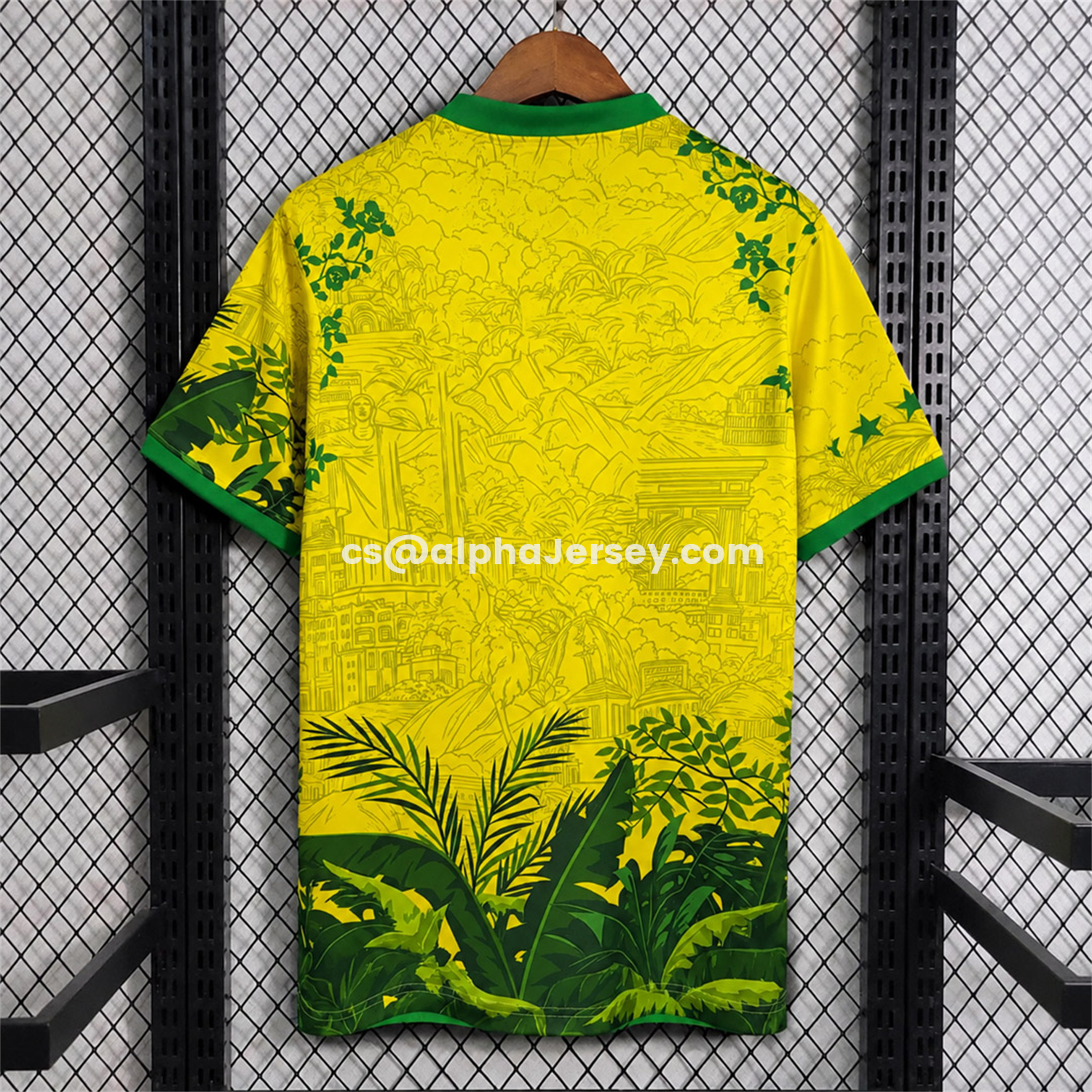 AJ-AlphaJersey-Brazil 2026 Parrot Yellow Special Jersey - Fans Version