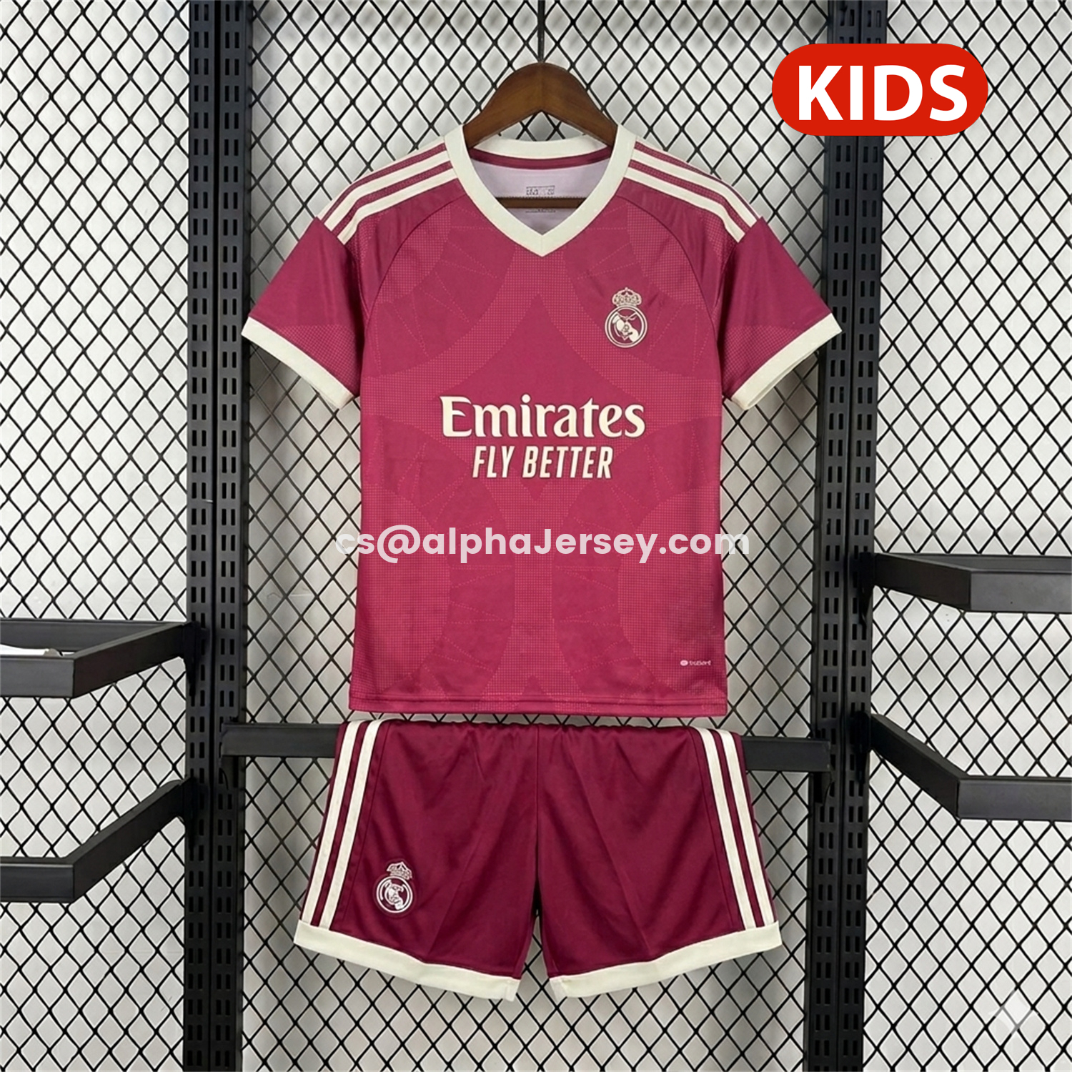 AJ-AlphaJersey-Real Madrid 26-27 Third Kids Kit