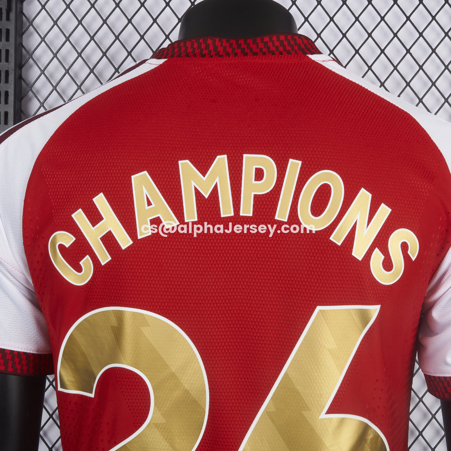 AJ-AlphaJersey-【Champion 26 Font】Arsenal 26-27 Home Jersey - Player Version
