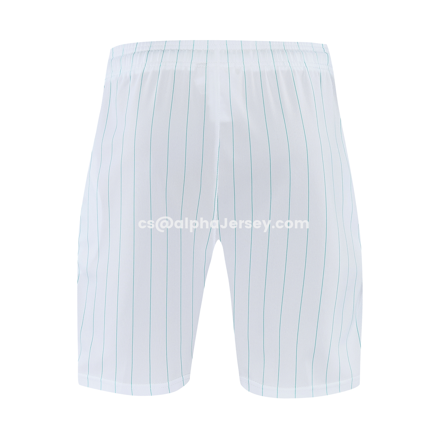 AJ-AlphaJersey-Liver.pool 25-26 Retro Style Vest Training Set - White With Green Stripes Top & Pants
