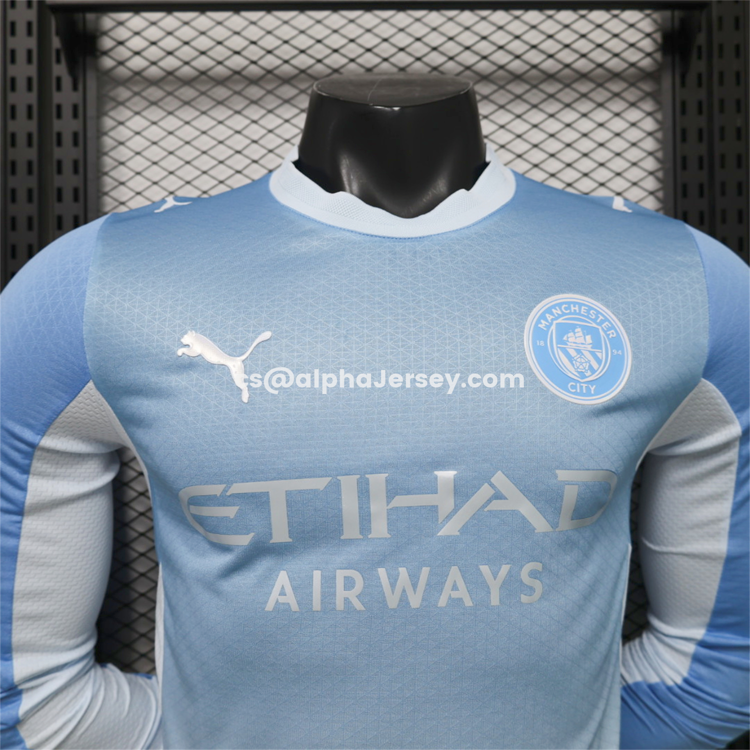 AJ-AlphaJersey-Manchester City 26-27 Home Long Sleeves Jersey - Player Version