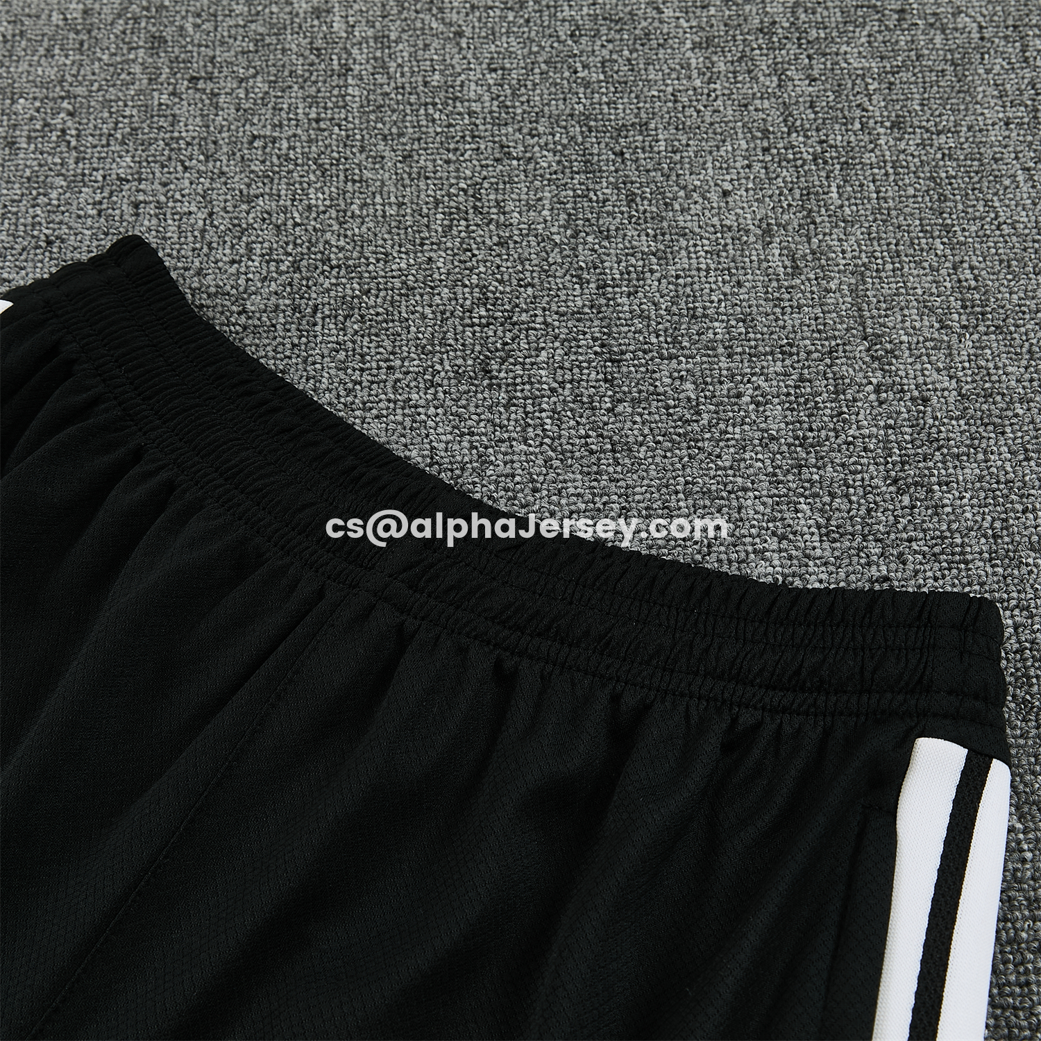 AJ-AlphaJersey-Germany 2026 Short-Sleeve Training Set - Black With Red Top & Black With Red PantsGermany 2026 Short-Sleeve Training Set - Black With Red Top & Black With Red Pants