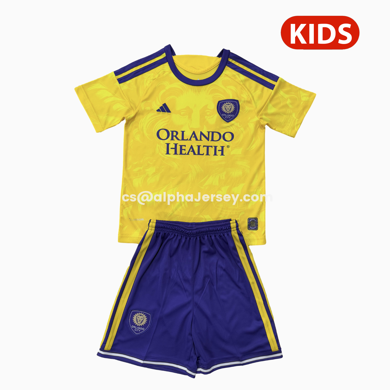 AJ-AlphaJersey-Orlando City 25-26 Away Kids Kit