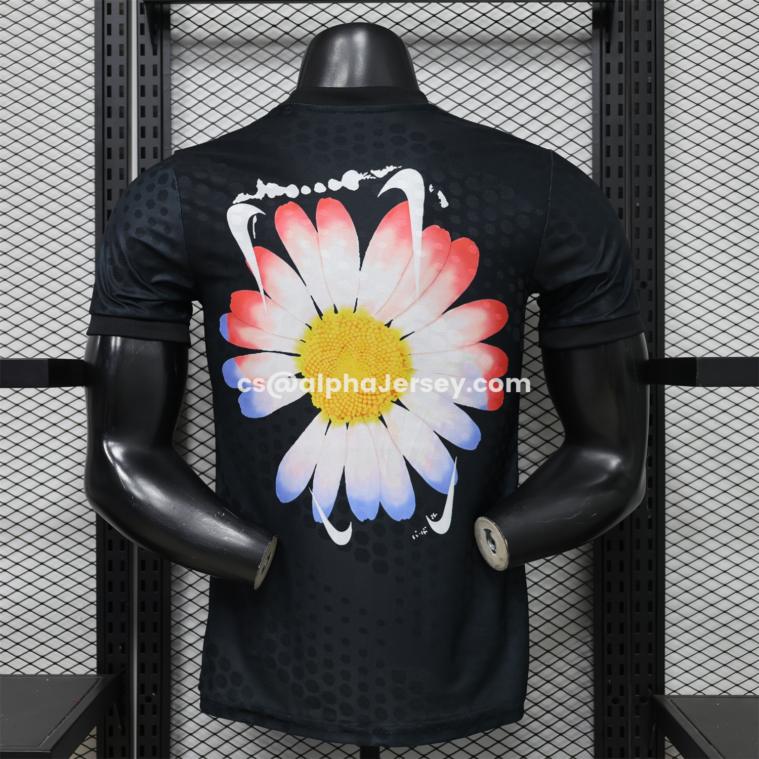 AJ-AlphaJersey-South Korea 26-27 Casual Style Black Jersey - Player Version