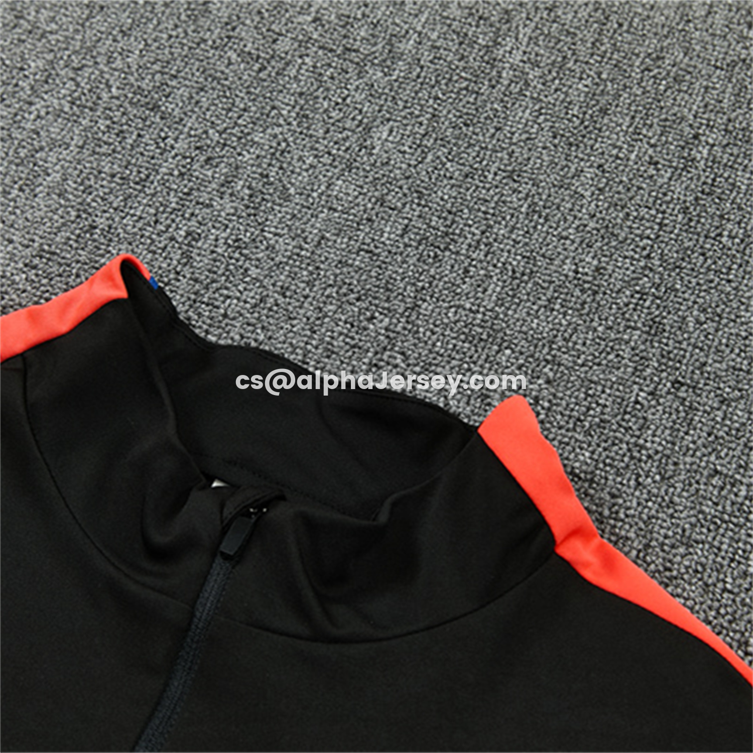AJ-AlphaJersey-Paris Saint-Germain 26-27 Kids Long Sleeves Training Set - Black With Pink Top & Pants