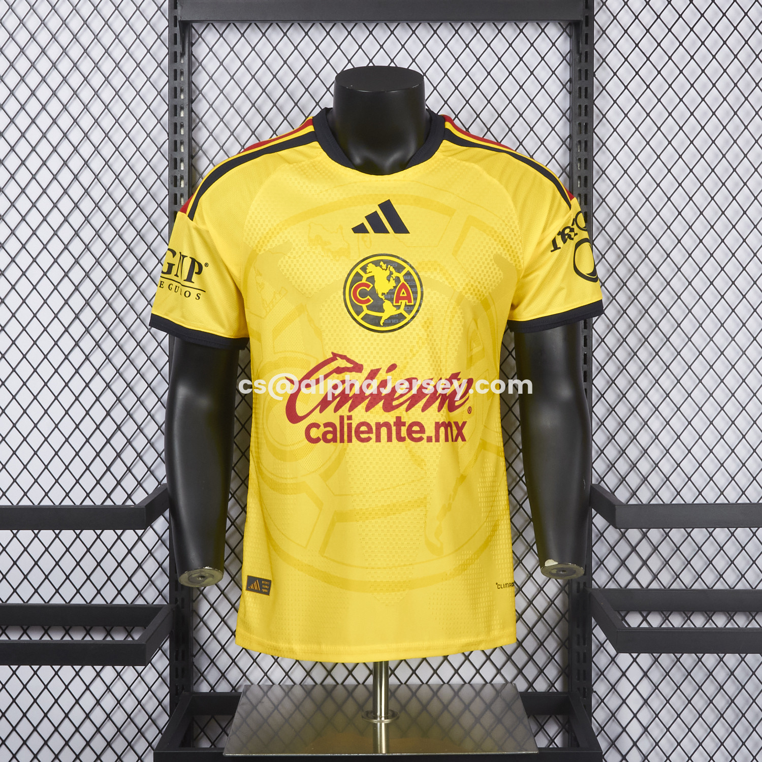 AJ-AlphaJersey-Club América 26-27 Home Yellow Jersey - Player Version
