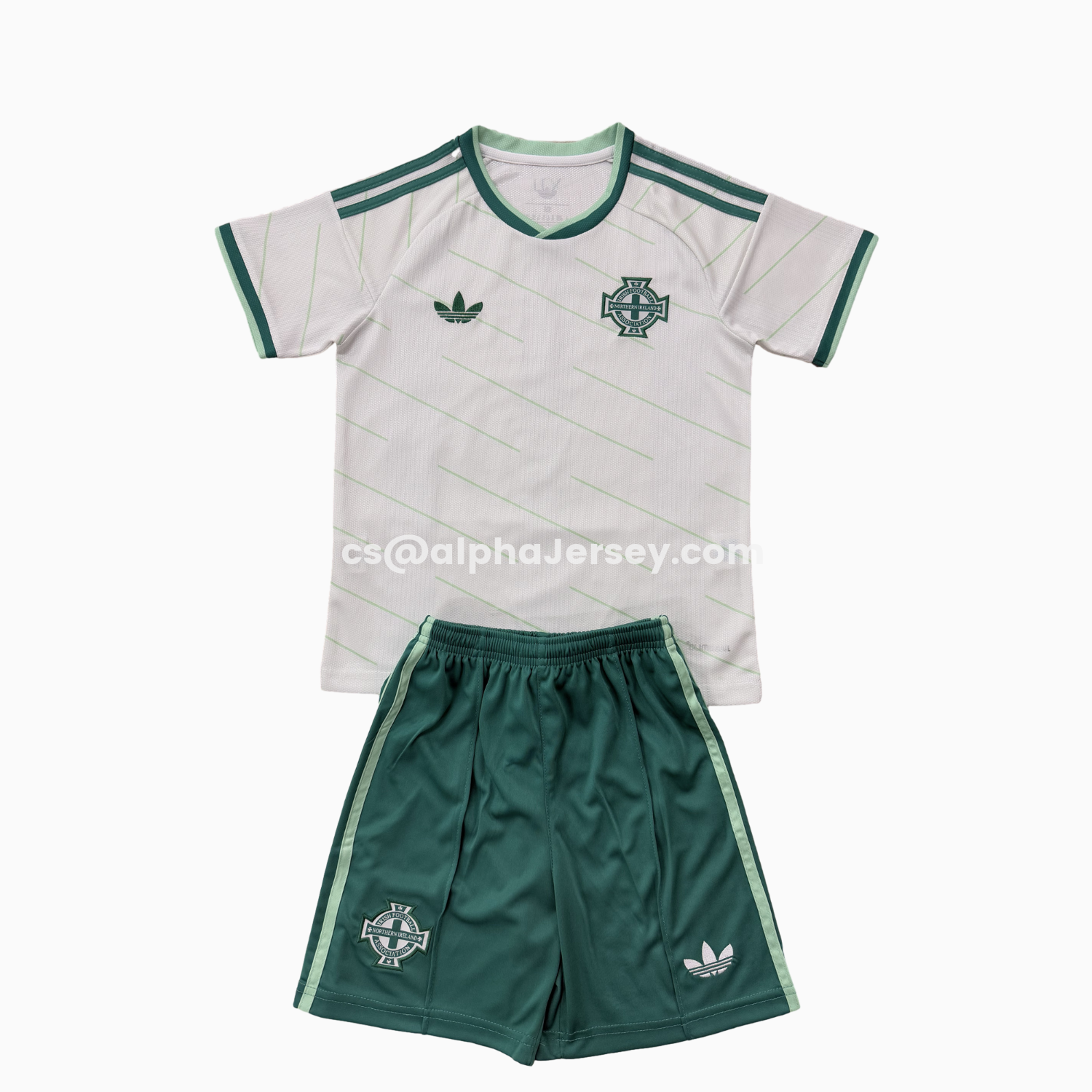 AJ-AlphaJersey-Northern Ireland 26-27 Away Men's Adult Jersey Set - Fans Version