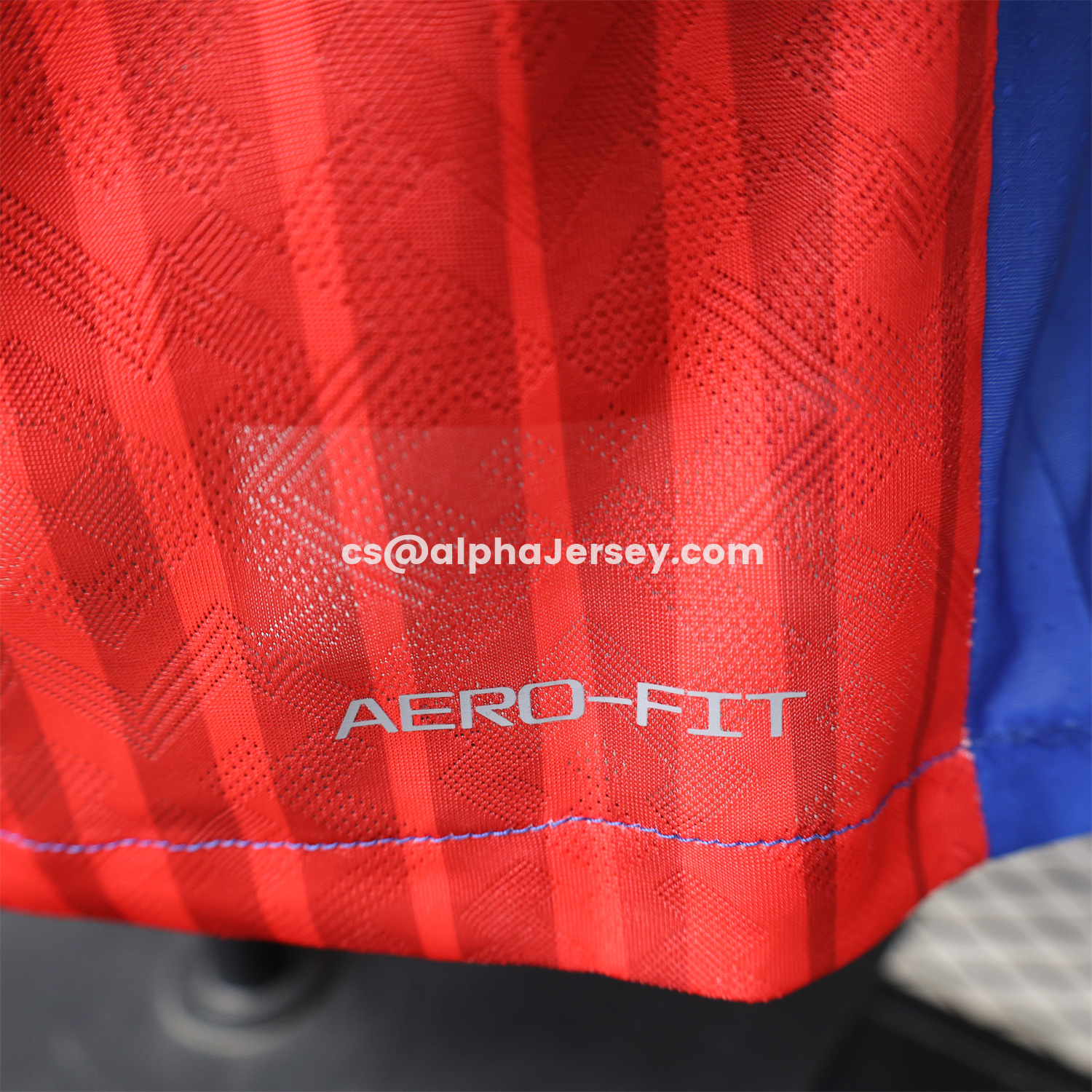 AJ-AlphaJersey-Barcelona 26-27 Red Blue Retro Style Casual Jersey - Player Version