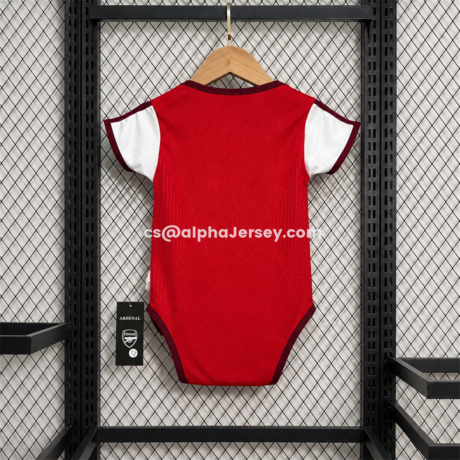 AJ-AlphaJersey-Arsenal 26-27 Home Baby Crawling Suit