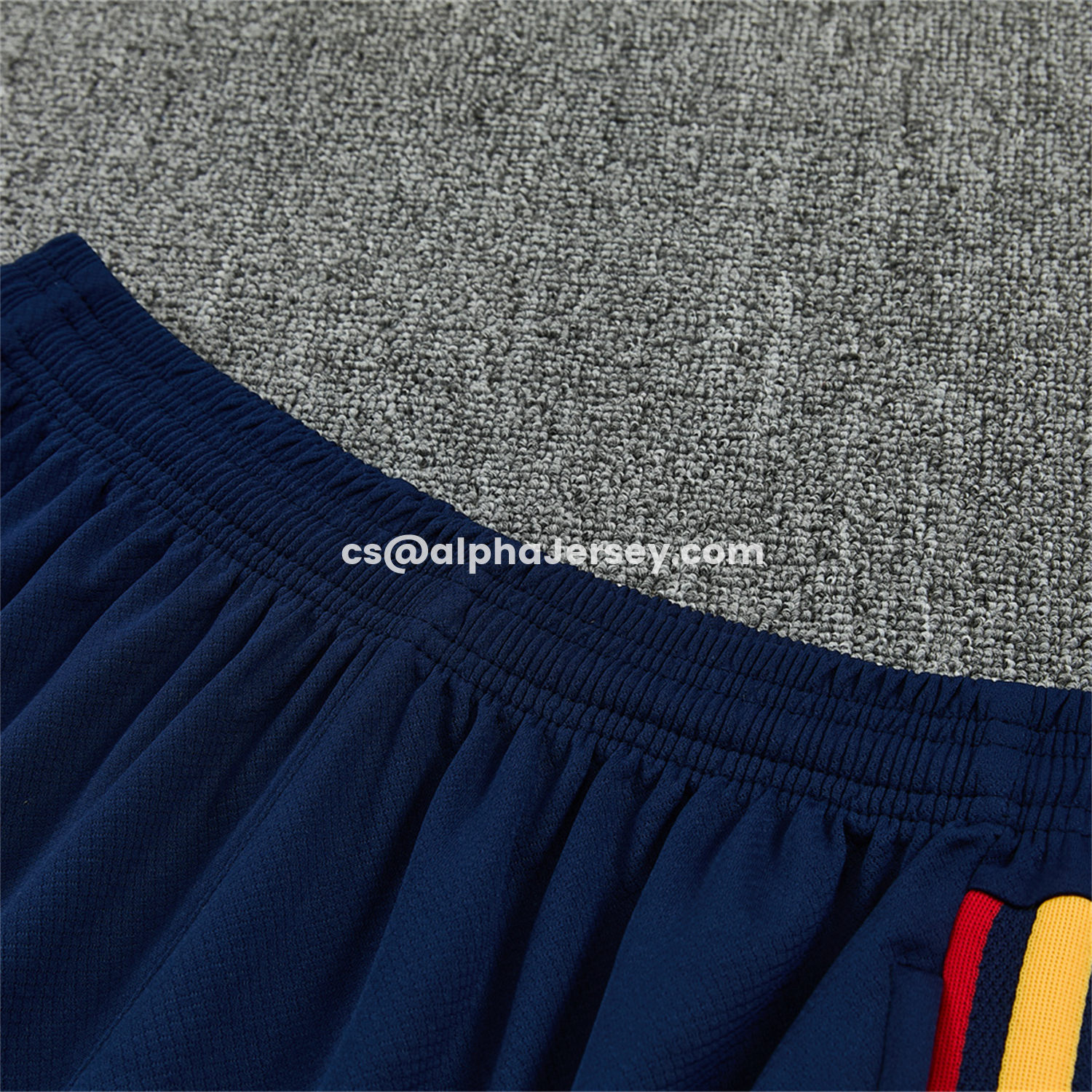 AJ-AlphaJersey-Spain 2026 Vest Training Set - Light Blue Top & Dark Blue Pants