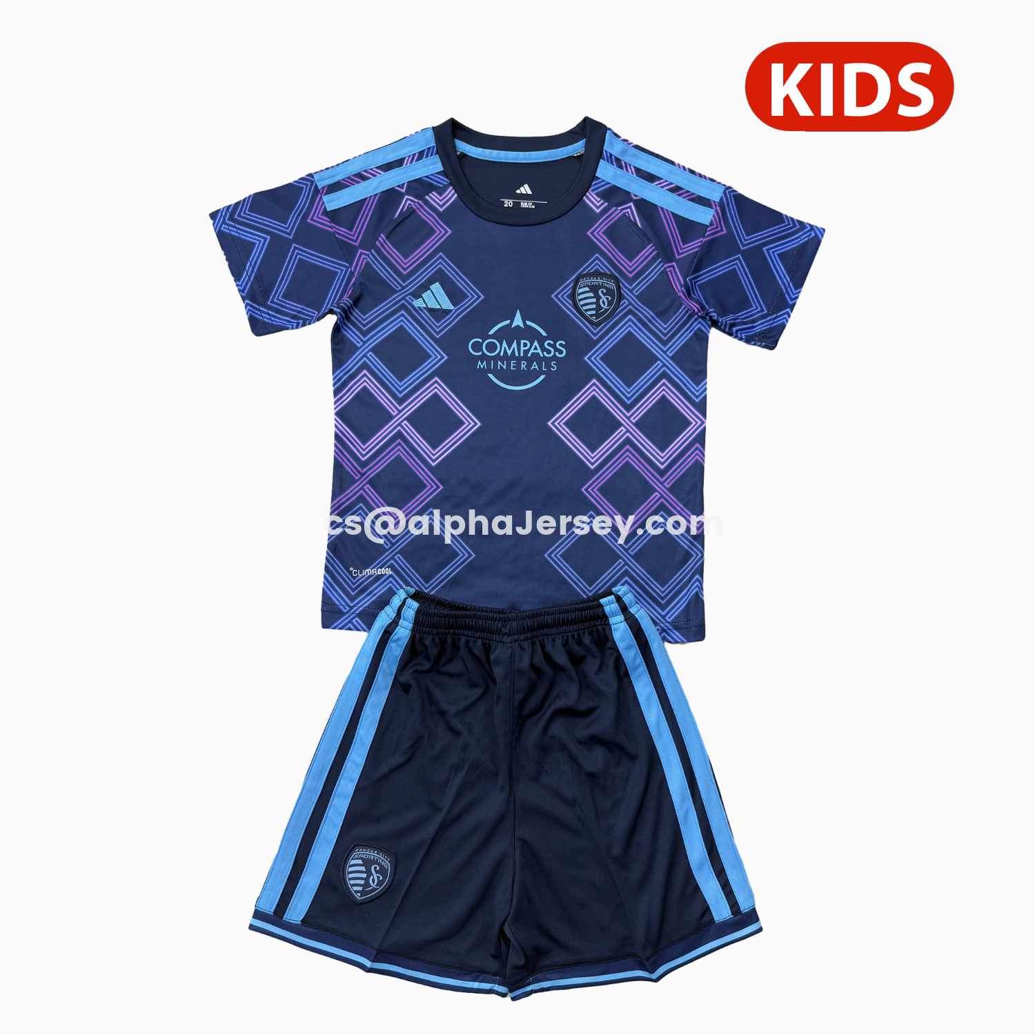 AJ-AlphaJersey-Sporting Kansas City 26-27 Away Kids Kit