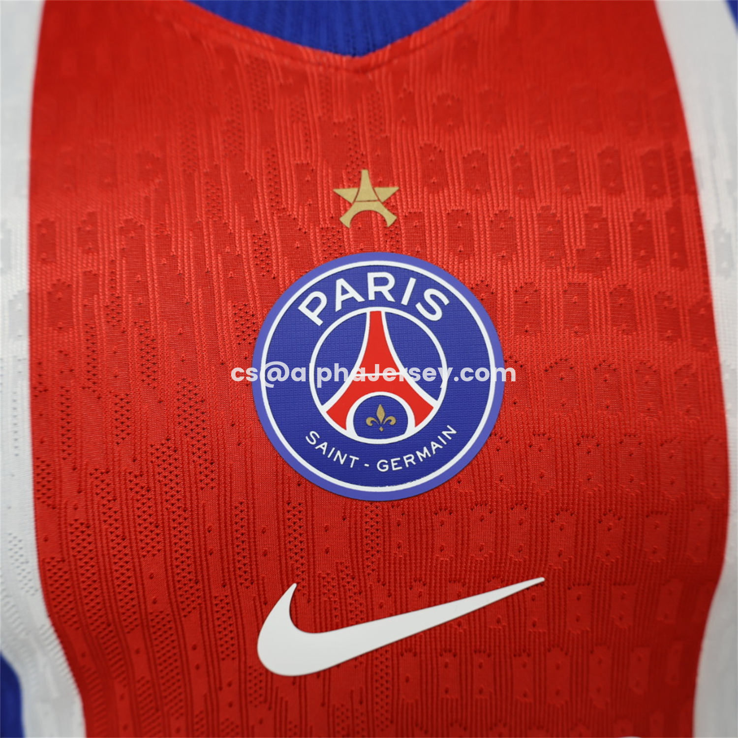 AJ-AlphaJersey-Paris Saint-Germain PSG 26-27 Home Jersey With Star - Player Version